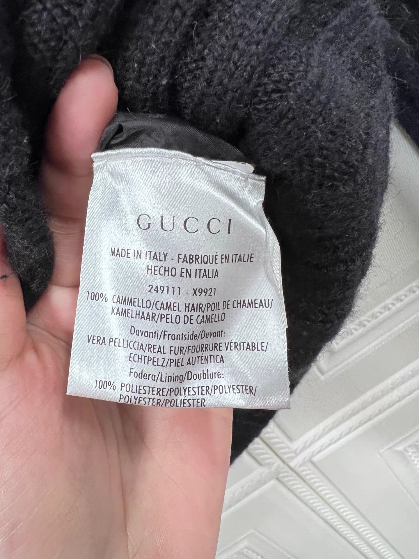 Gucci Gucci Alpaca & Sable Fur Knit Jacket Size S 99 New Size S / US 4 / IT 40 - 4 Thumbnail