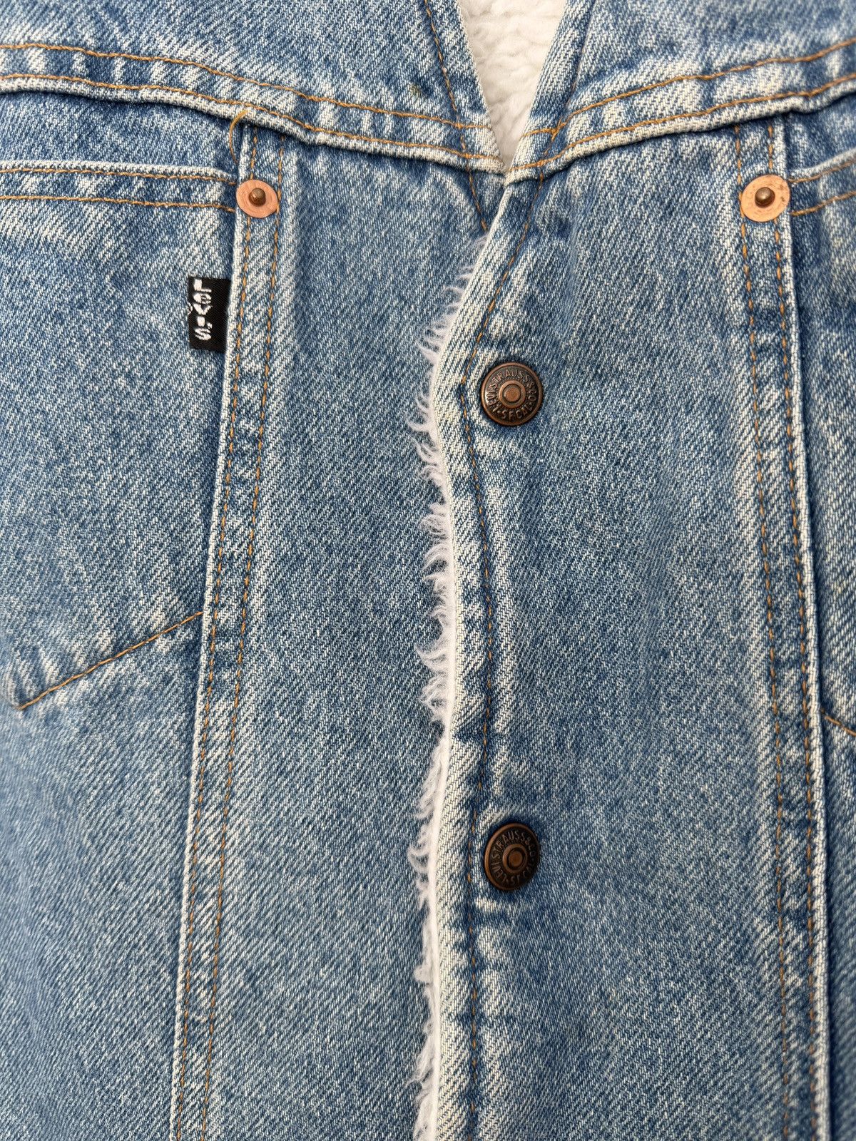 Levi's Vintage Clothing Levis vintage 90’s denim trucker vest Size US L / EU 52-54 / 3 - 2 Thumbnail