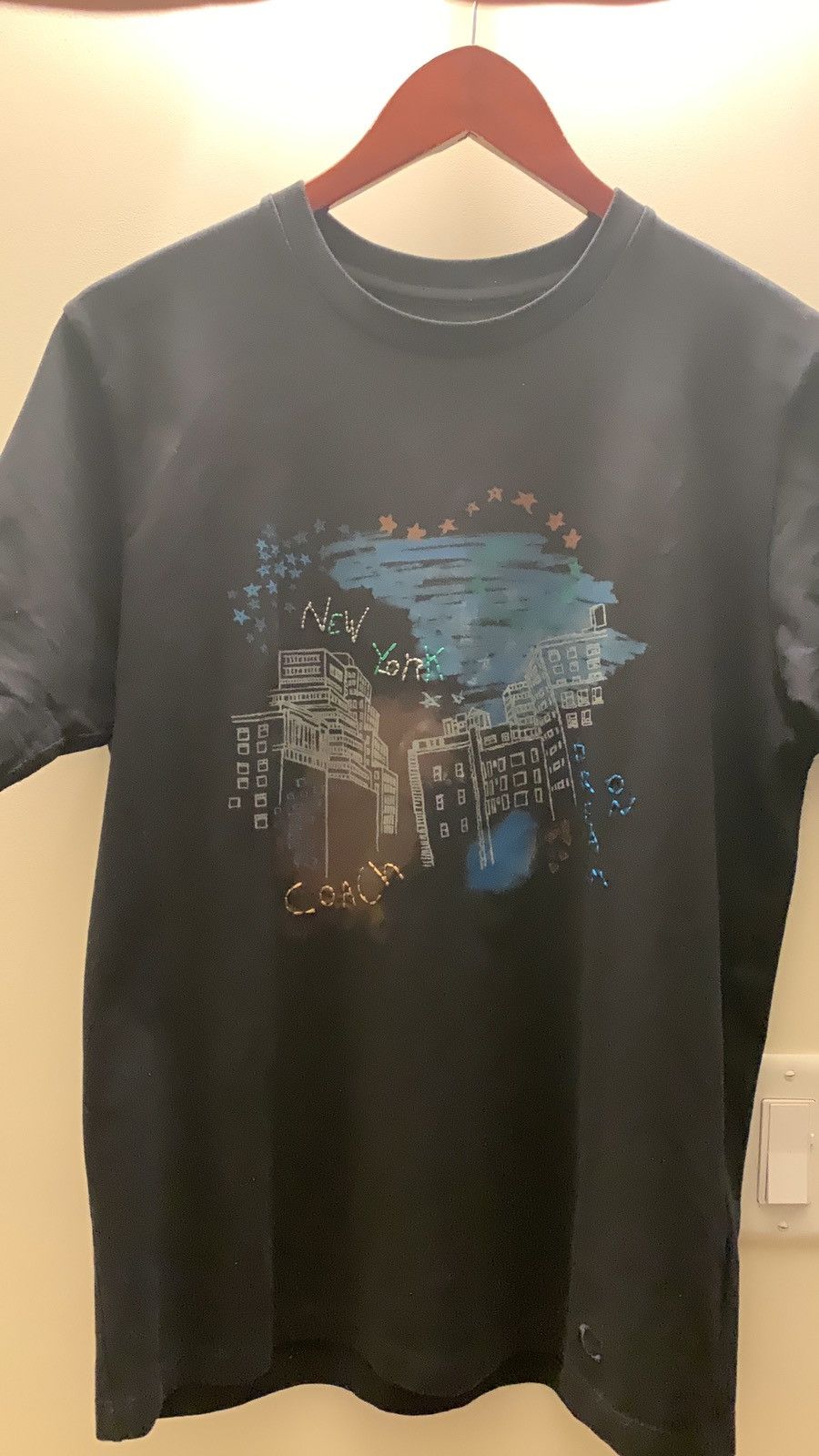 Coach Coach embroidered tee Size US S / EU 44-46 / 1 - 1 Thumbnail