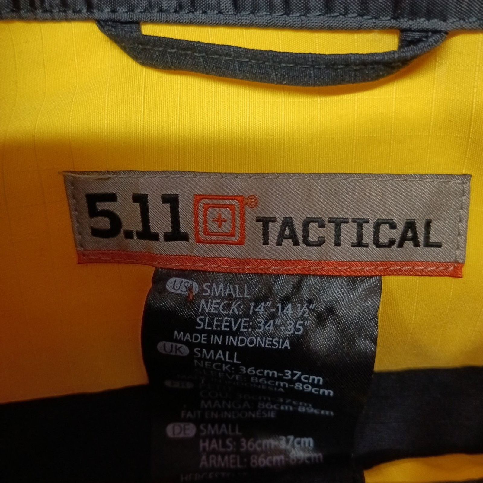 5.11 5.11 Tactical Shirt Men's Size S Blue Yellow Button Up NWT Size US S / EU 44-46 / 1 - 4 Thumbnail