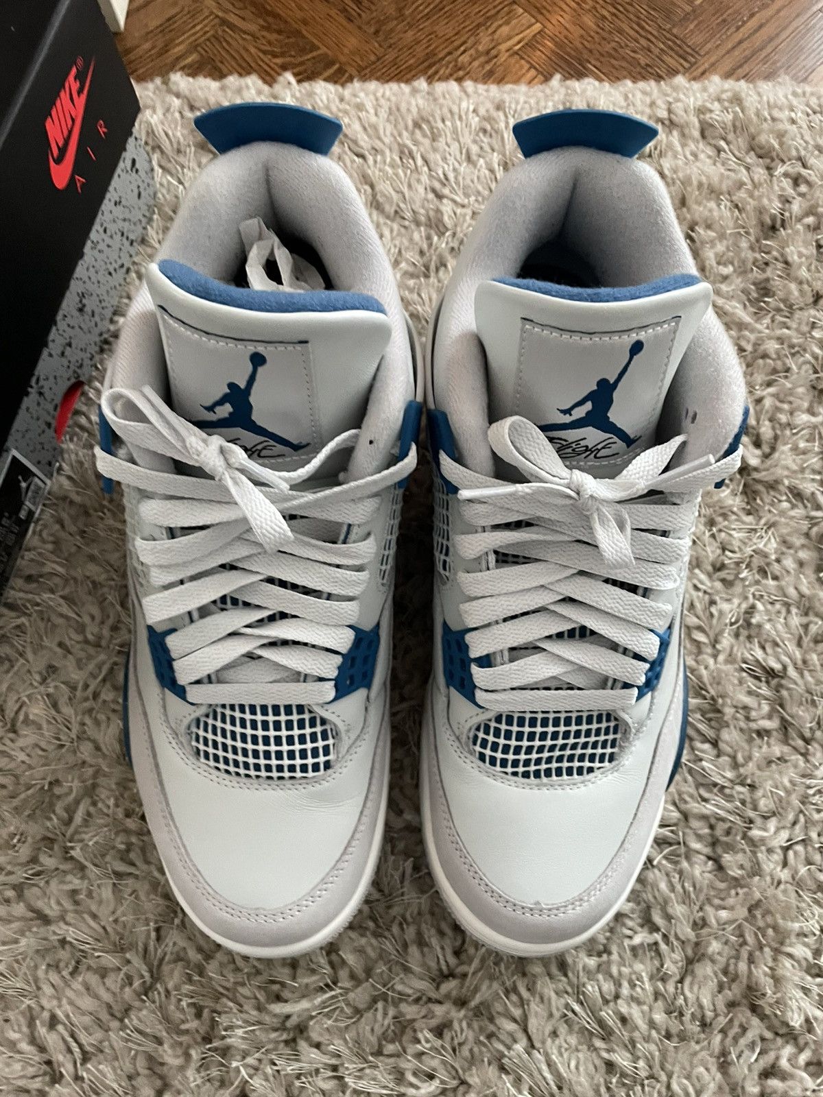 Jordan Brand Jordan 4 Military Blue Size US 8.5 / EU 41-42 - 5 Thumbnail