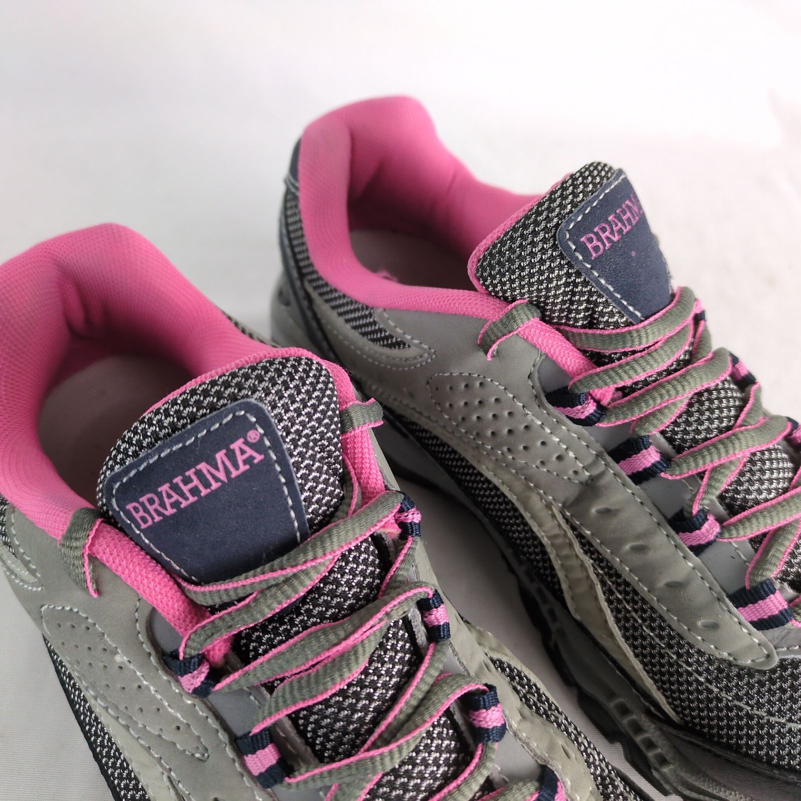 Other Brahma Sacha Steel Toe Safety Shoes Women's 8.5 Gray Pink Size US 8.5 / IT 38.5 - 10 Thumbnail