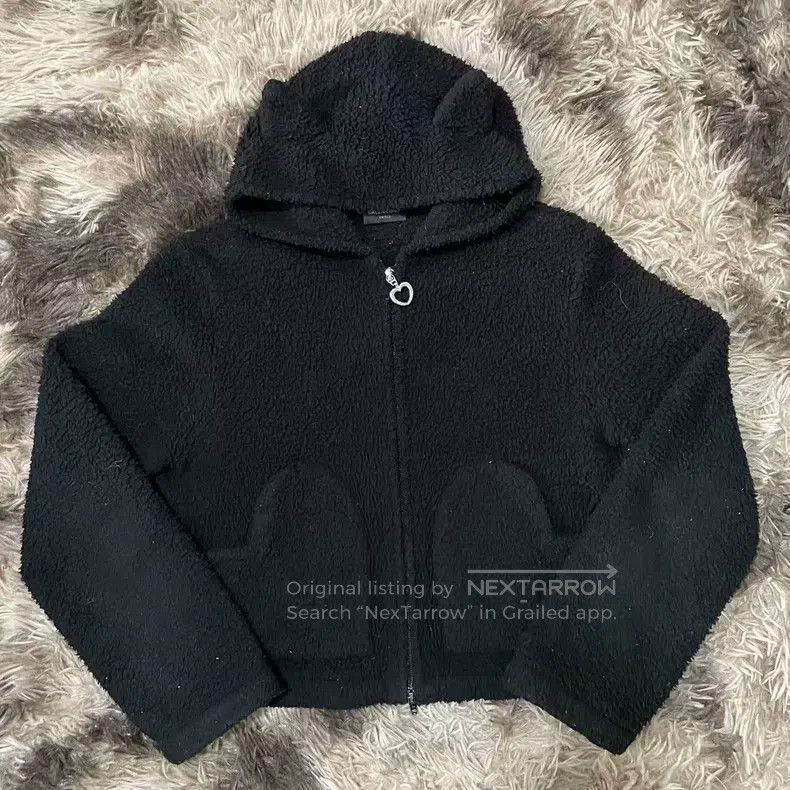 Balenciaga Balenciaga Mud Puddle Show Love Heart Teddy Fleece Jacket Size US M / EU 48-50 / 2 - 1 Thumbnail