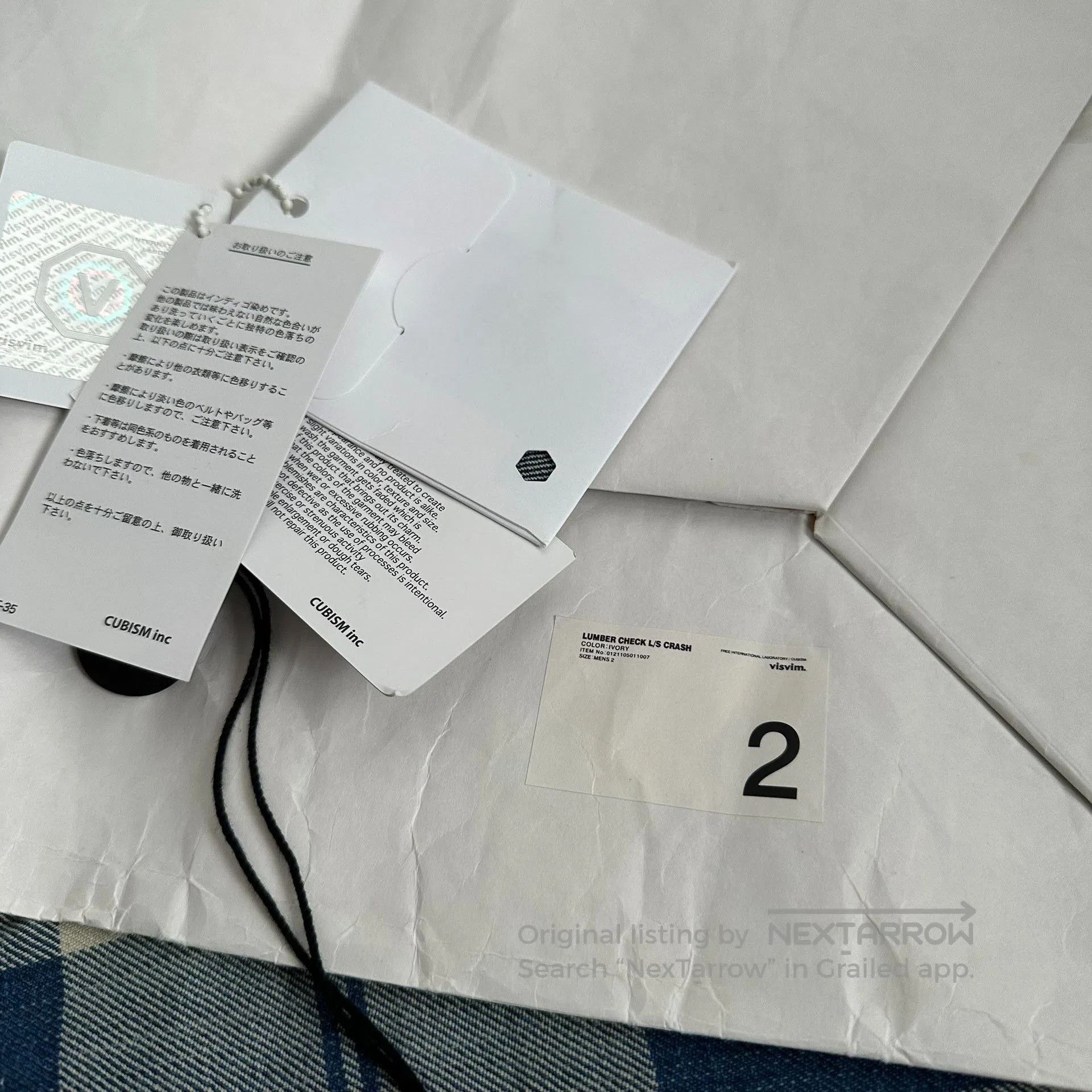 Visvim VISVIM 21SS LUMBER CHECK L/S CRASH. Size US M / EU 48-50 / 2 - 8 Thumbnail
