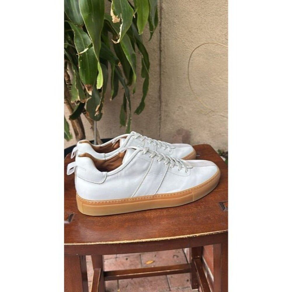 Daniel Patrick DANIEL PATRICK Size 9 (42) Men's Low Top Shoes White Design Size US 9 / EU 42 - 3 Thumbnail