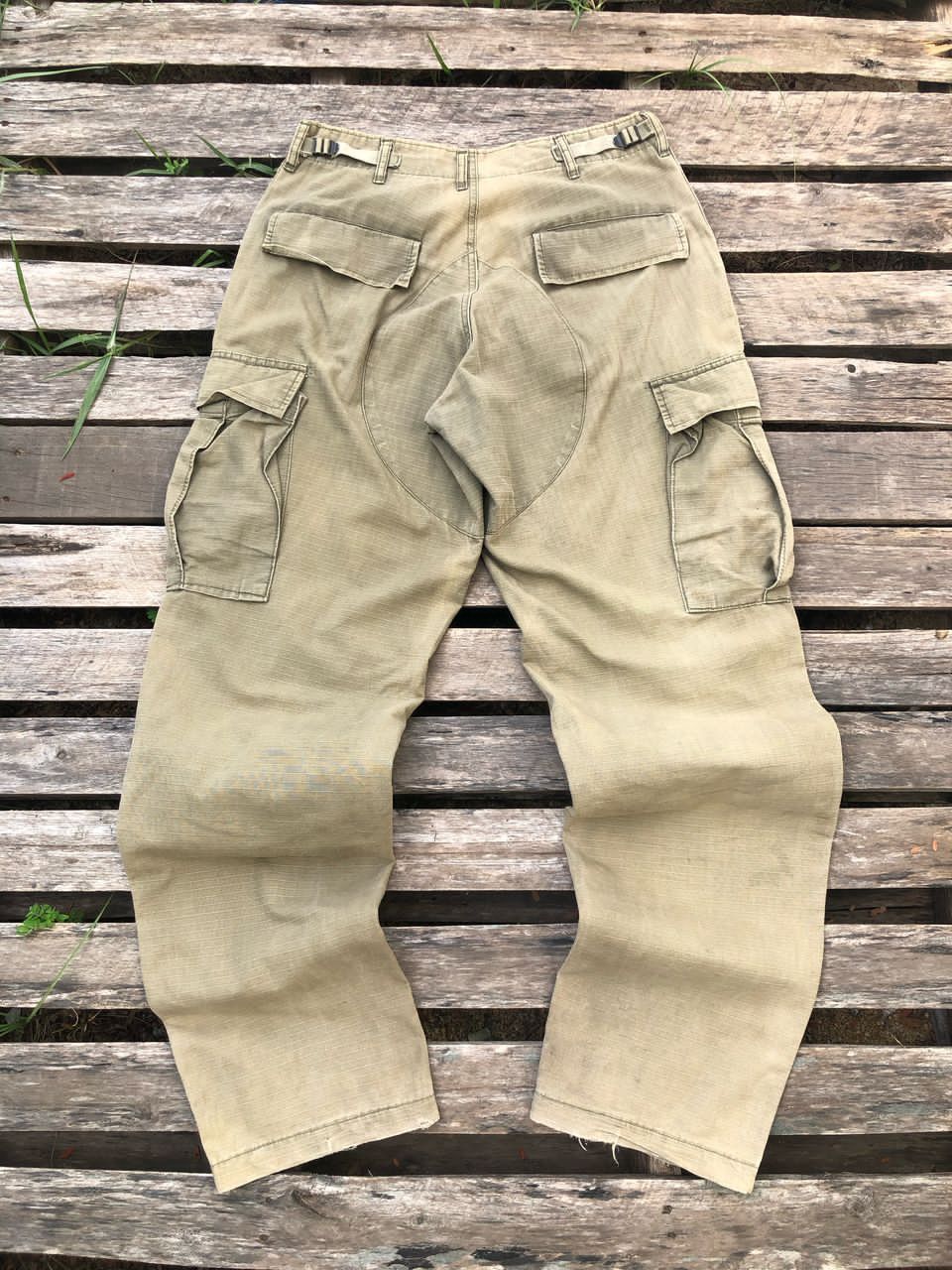 Vintage Vintage 80s Trouser Military Cargo Pants Size US 30 / EU 46 - 2 Thumbnail