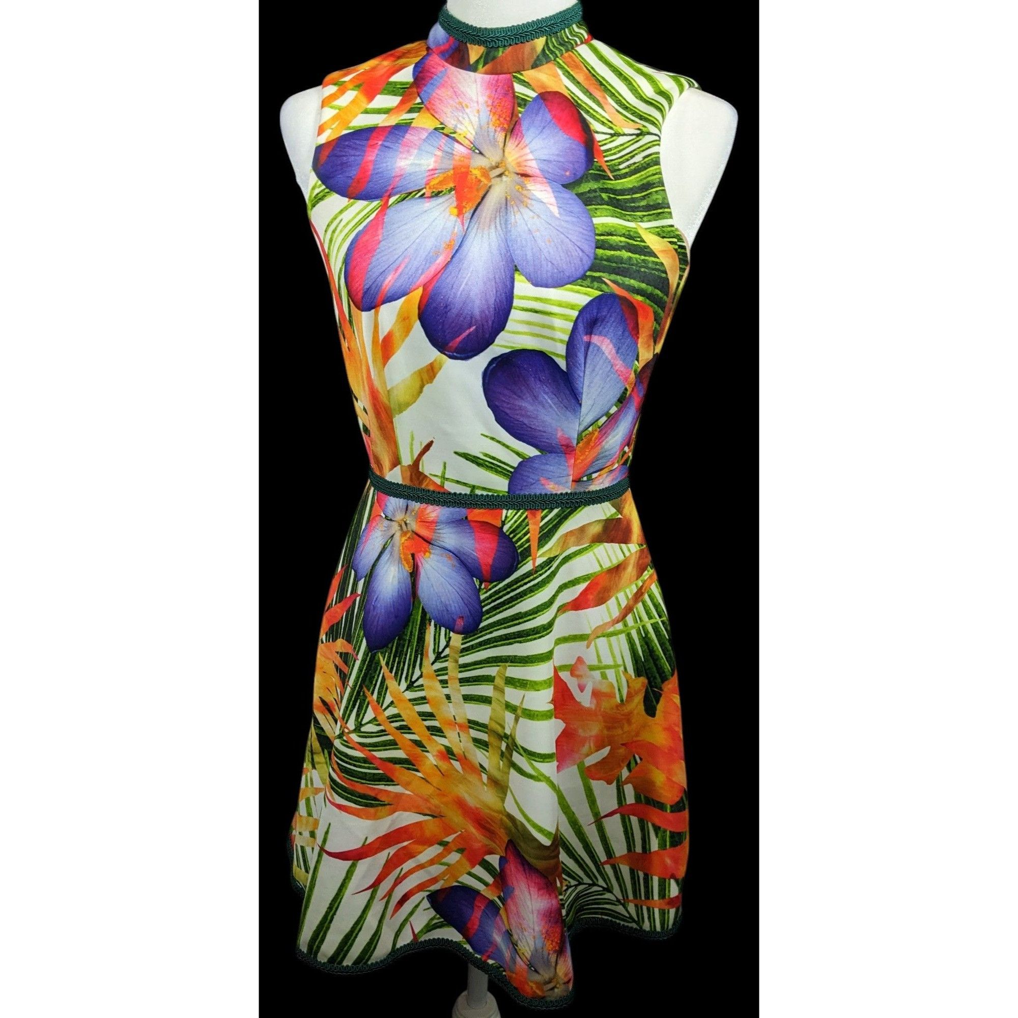 Other Raul Penaranda Tropical Neo Print Stretch Italian Scuba Mini Size XS / US 0-2 / IT 36-38 - 1 Thumbnail