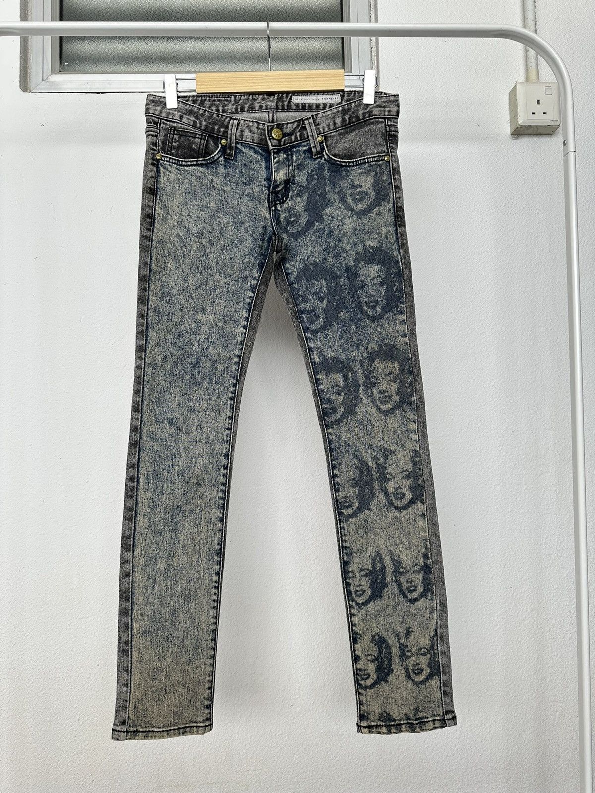 If Six Was Nine 00's Cocablue trompe loeil '' Monroe '' jeans Size US 30 / EU 46 - 17 Thumbnail