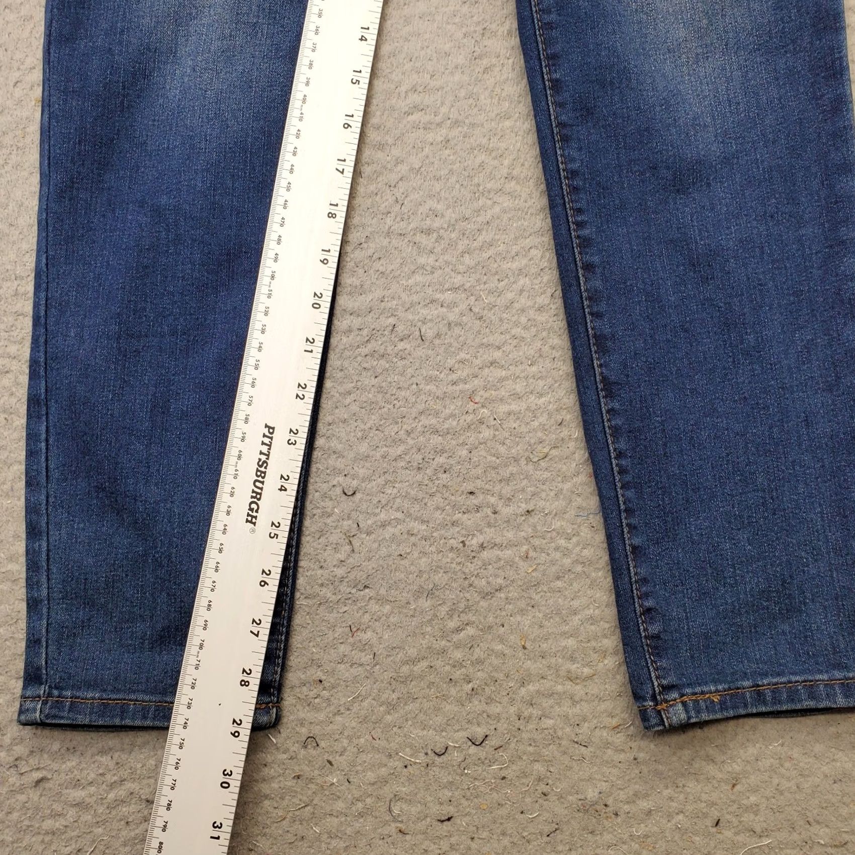 Vintage D. Jeans Womens Jeans Blue Denim High Rise Skinny 5-Pocket 32 Waist 29 Inseam Vintage: No Size 24" / US 00 / IT 34 - 4 Thumbnail