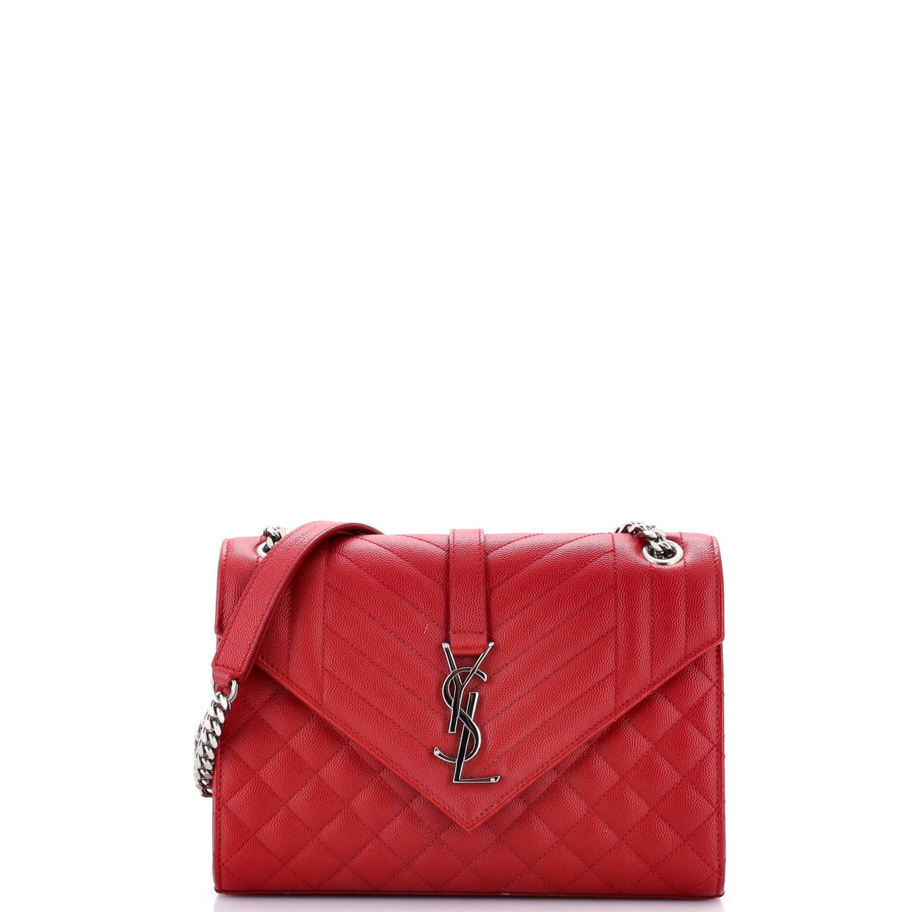 Saint Laurent Paris Classic Monogram Envelope Satchel Size ONE SIZE - 1 Thumbnail