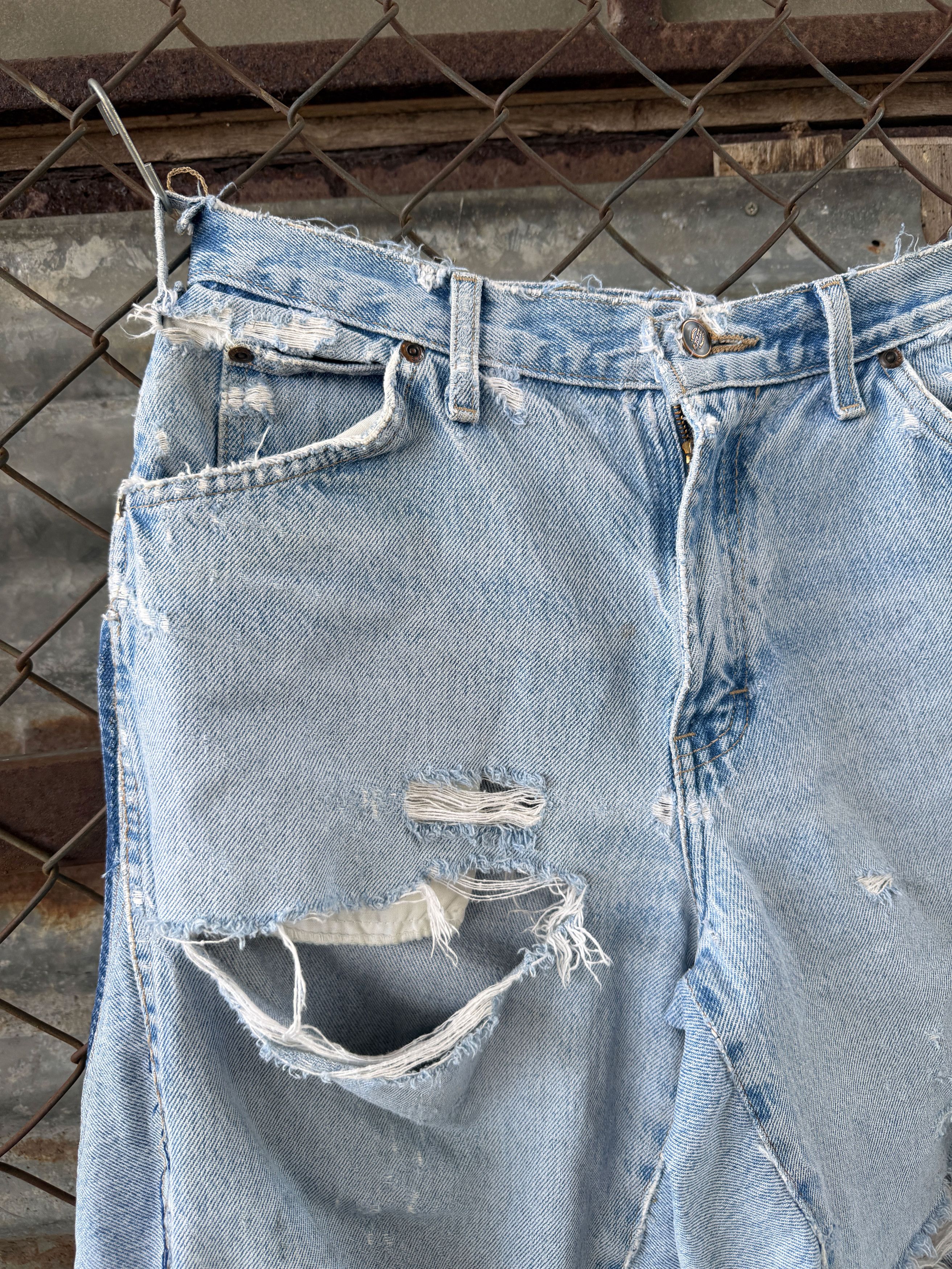 Dickies Vintage DICKIES Thrashed 3/4 Carpenter Size US 31 - 6 Thumbnail