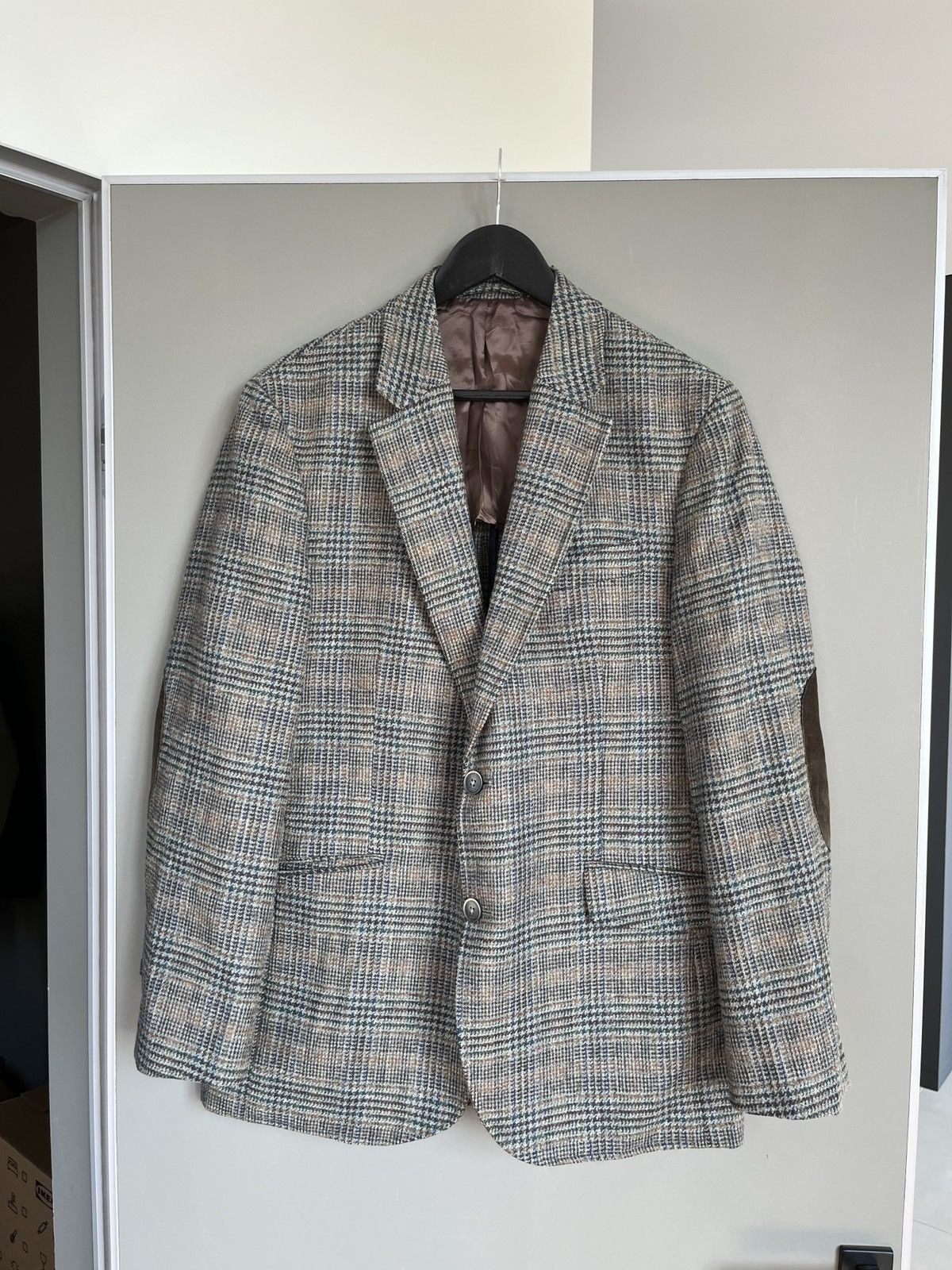 Hackett Hackett Tweed Wool Blazer Size 52L - 1 Thumbnail
