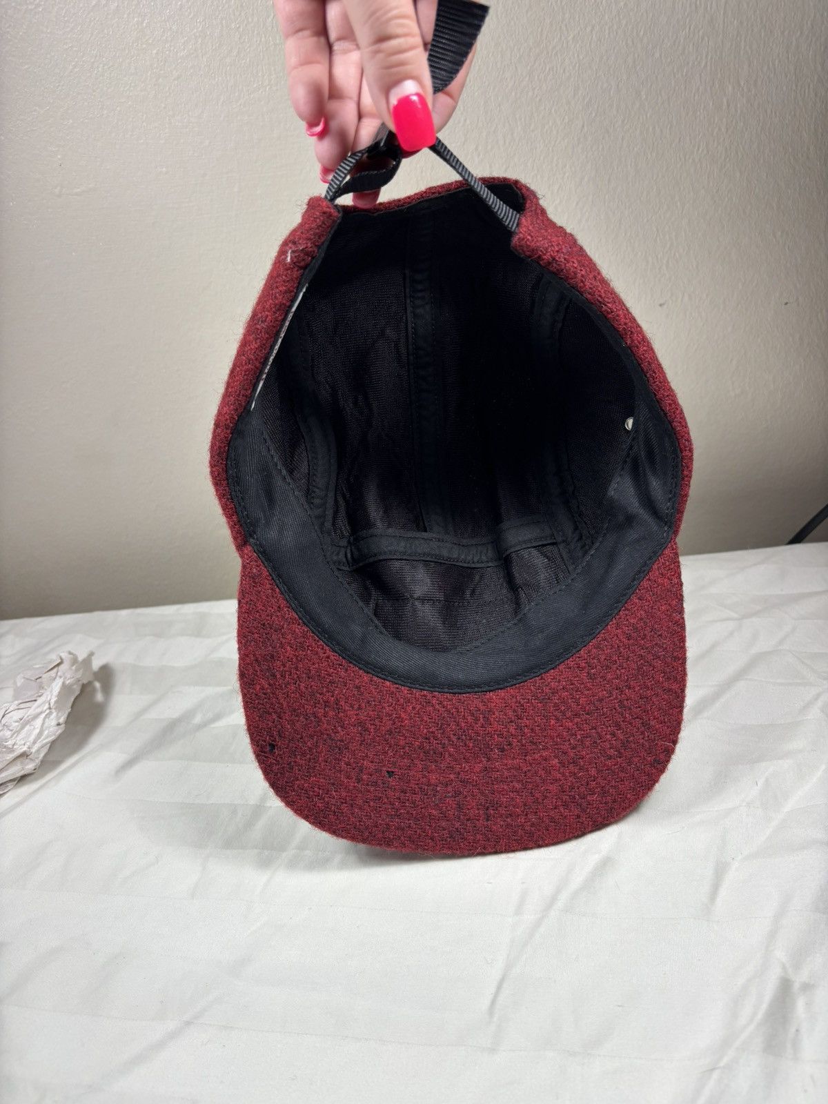 Supreme Supreme Harris Tweed Wool Camp Cap Size ONE SIZE - 6 Thumbnail