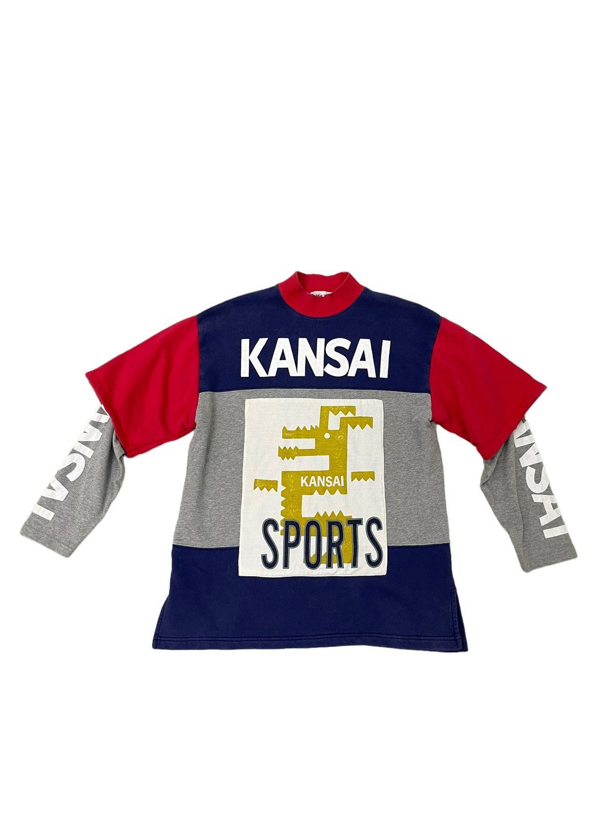 Japanese Brand Vtg Kansai Dragon Crewneck Sweatshirt Multicolour 5🟩5 Size US M / EU 48-50 / 2 - 1 Thumbnail