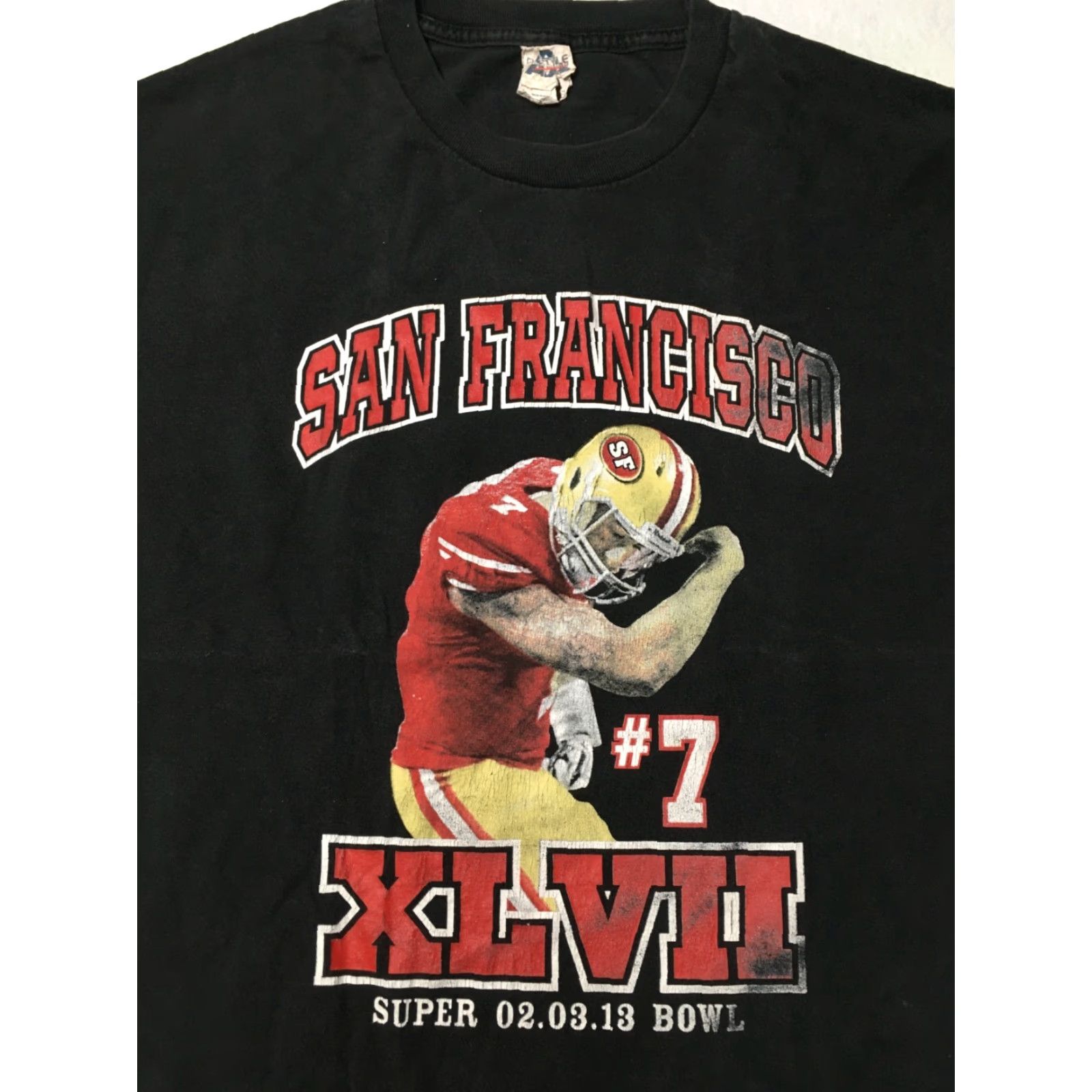 NFL VINTAGE San Francisco 49ers #7 steve young NFL Custom Graphic T-Shirt XL Black Nike Shirt Mens XL Size US XL / EU 56 / 4 - 2 Thumbnail