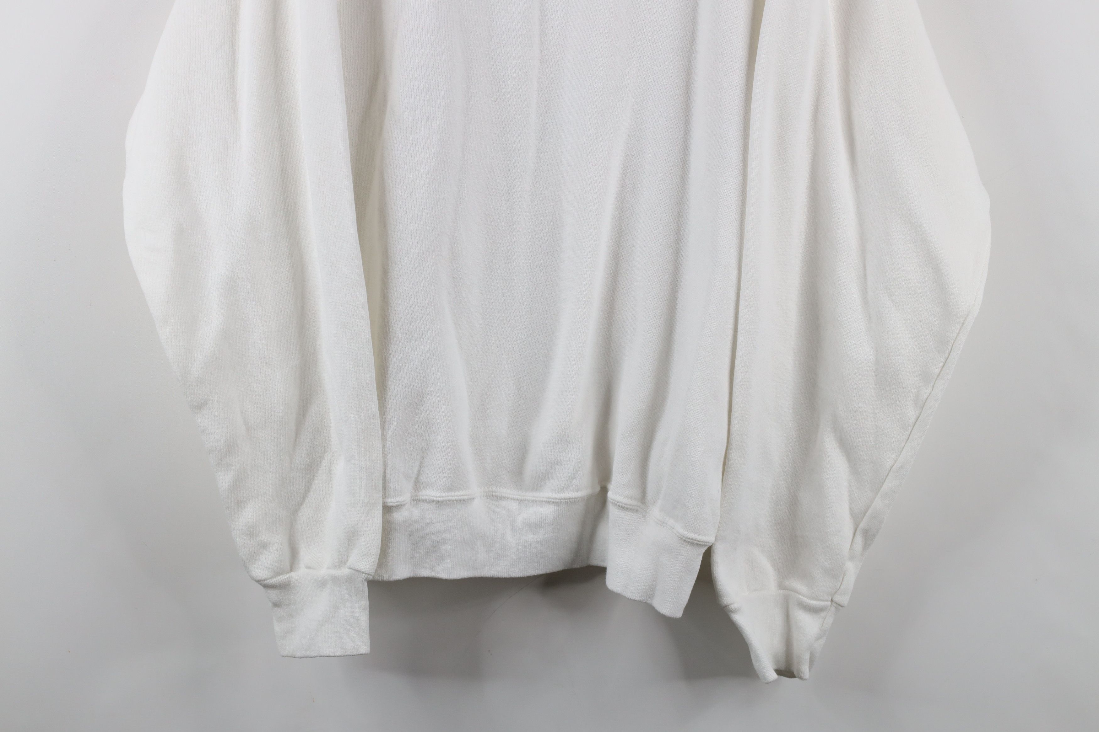 Vintage Vintage 80s 90s Streetwear Crewneck Sweatshirt White USA Size US XL / EU 56 / 4 - 3 Thumbnail