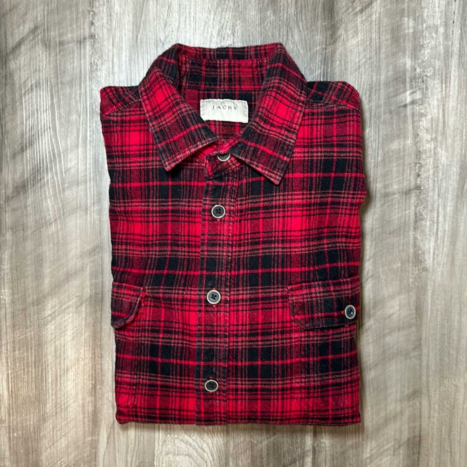 JACHS NY Jachs Heavy Flannel Long Sleeve Button Down - XL Size US XL / EU 56 / 4 - 1 Thumbnail