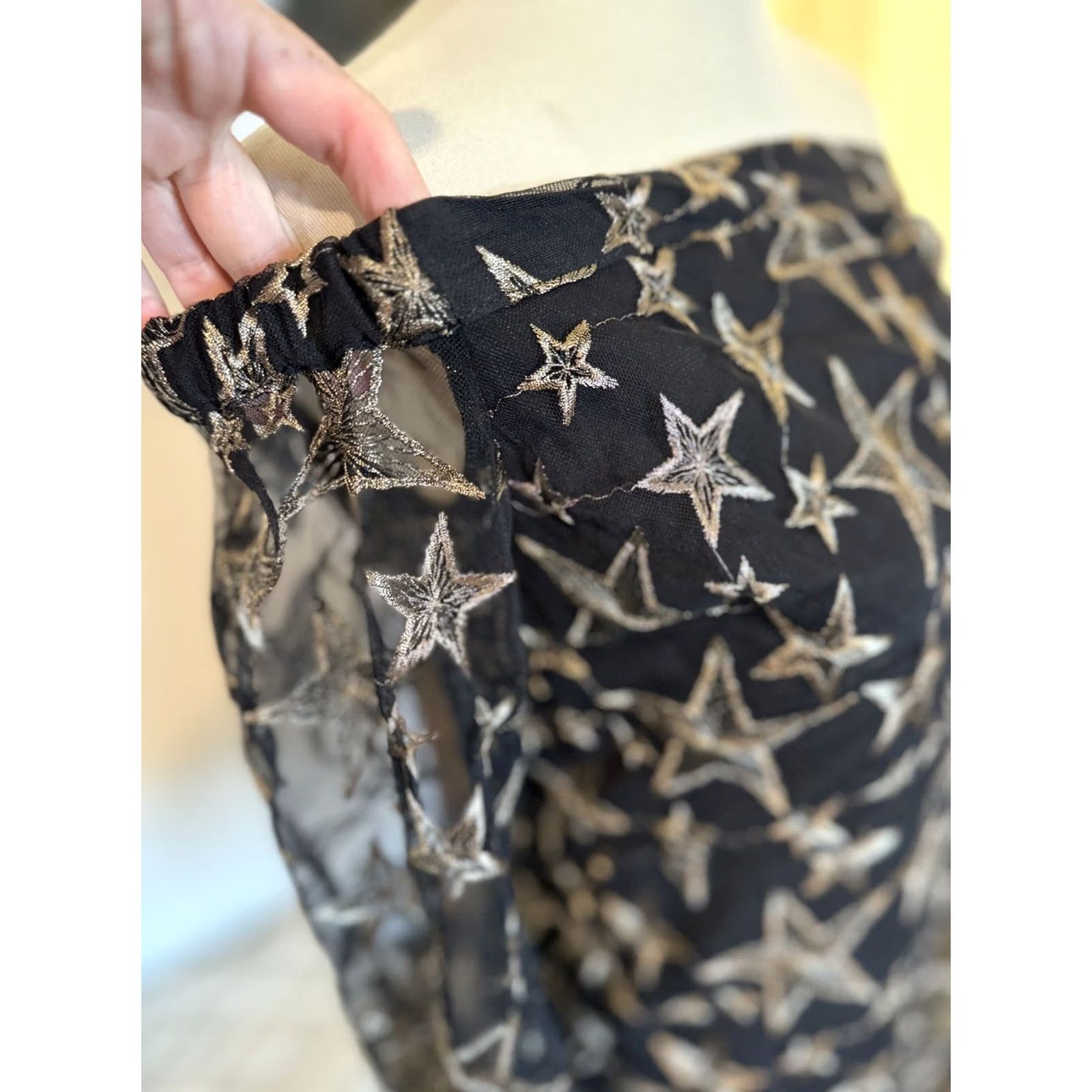 Sam Edelman VINTAGE Sam Edelman NWT Black Gold Star Party Cocktail Dress Women 4 A-Line Bodycon Fit & Flare Short Dress Womens Size S / US 4 / IT 40 - 6 Thumbnail