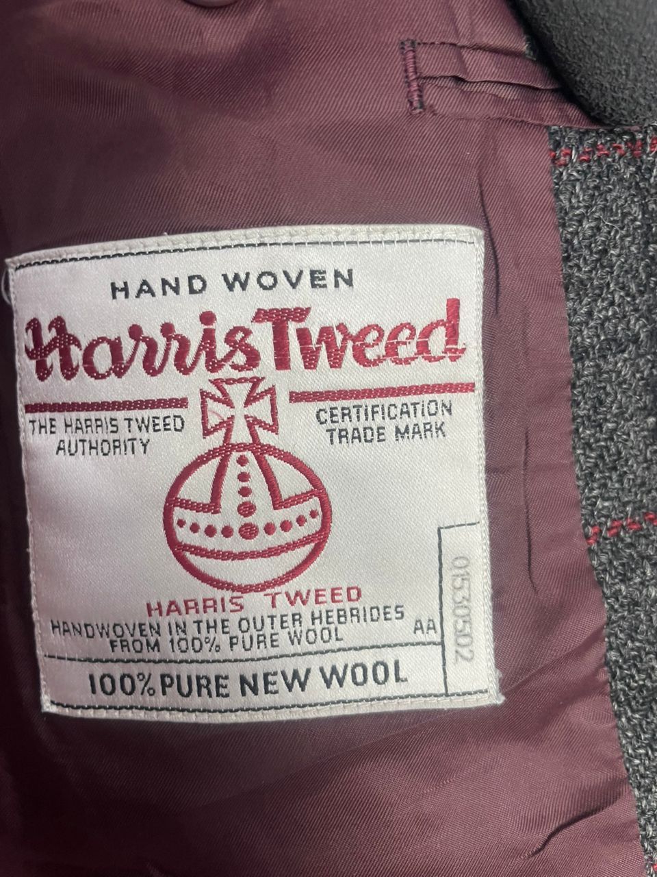Harris Tweed Haris Tweed Wool Blazer Men Size 42S - 4 Thumbnail