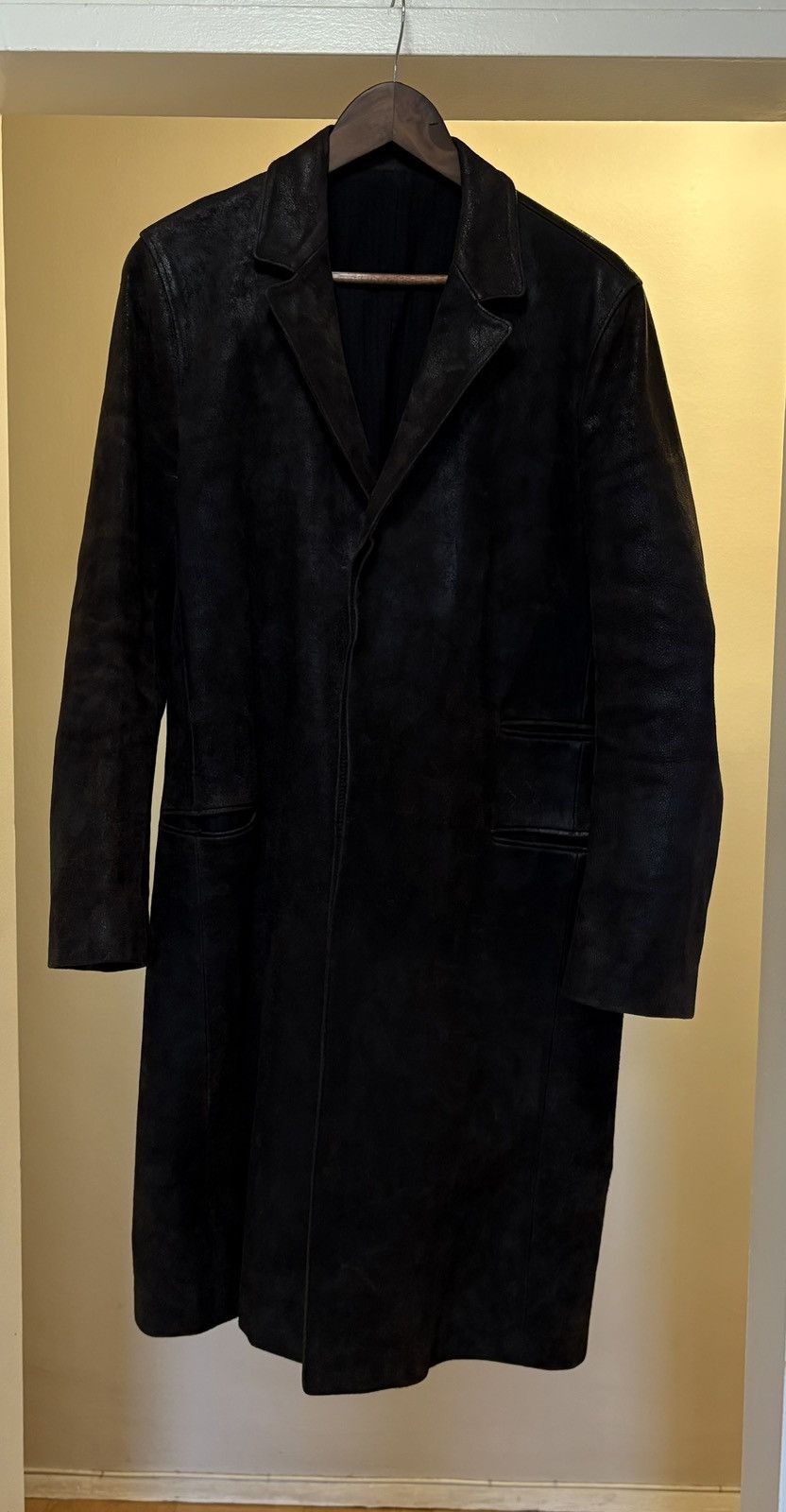Carpe Diem BNWT GRAIL Horse Leather Long Coat Size US M / EU 48-50 / 2 - 15 Thumbnail