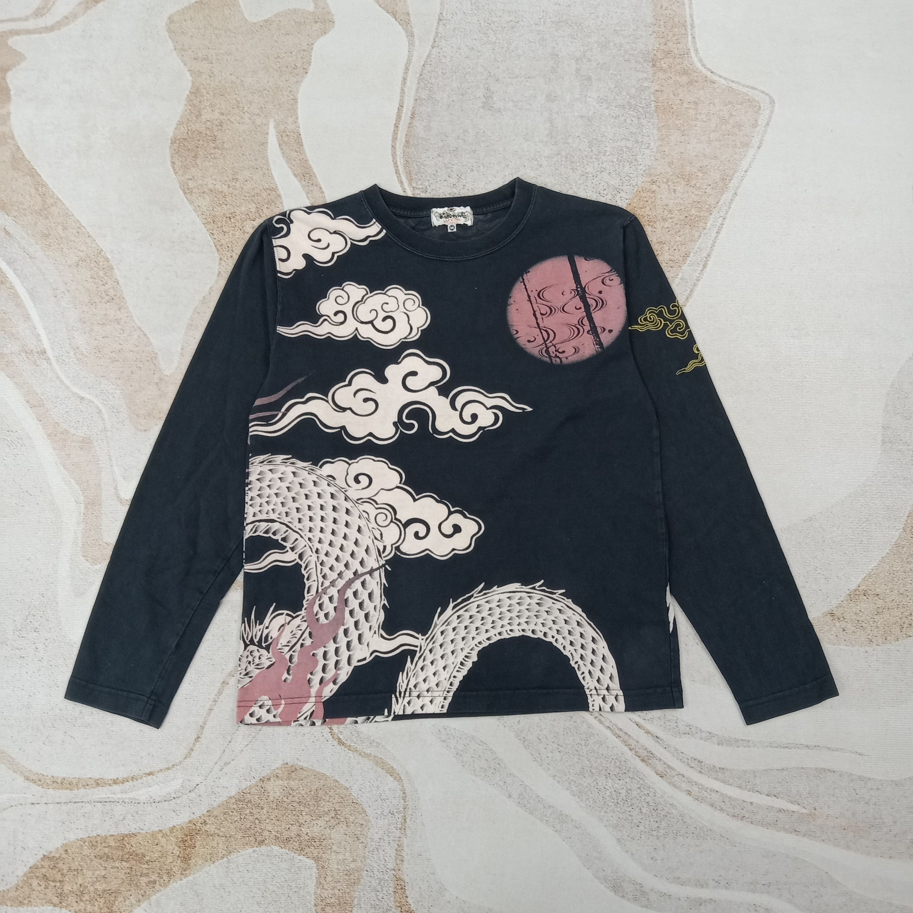 Karakuri Tamashii Karakuri Tamashii Embroidery Design Sukajan Tshirt C267N64 Size US M / EU 48-50 / 2 - 1 Thumbnail