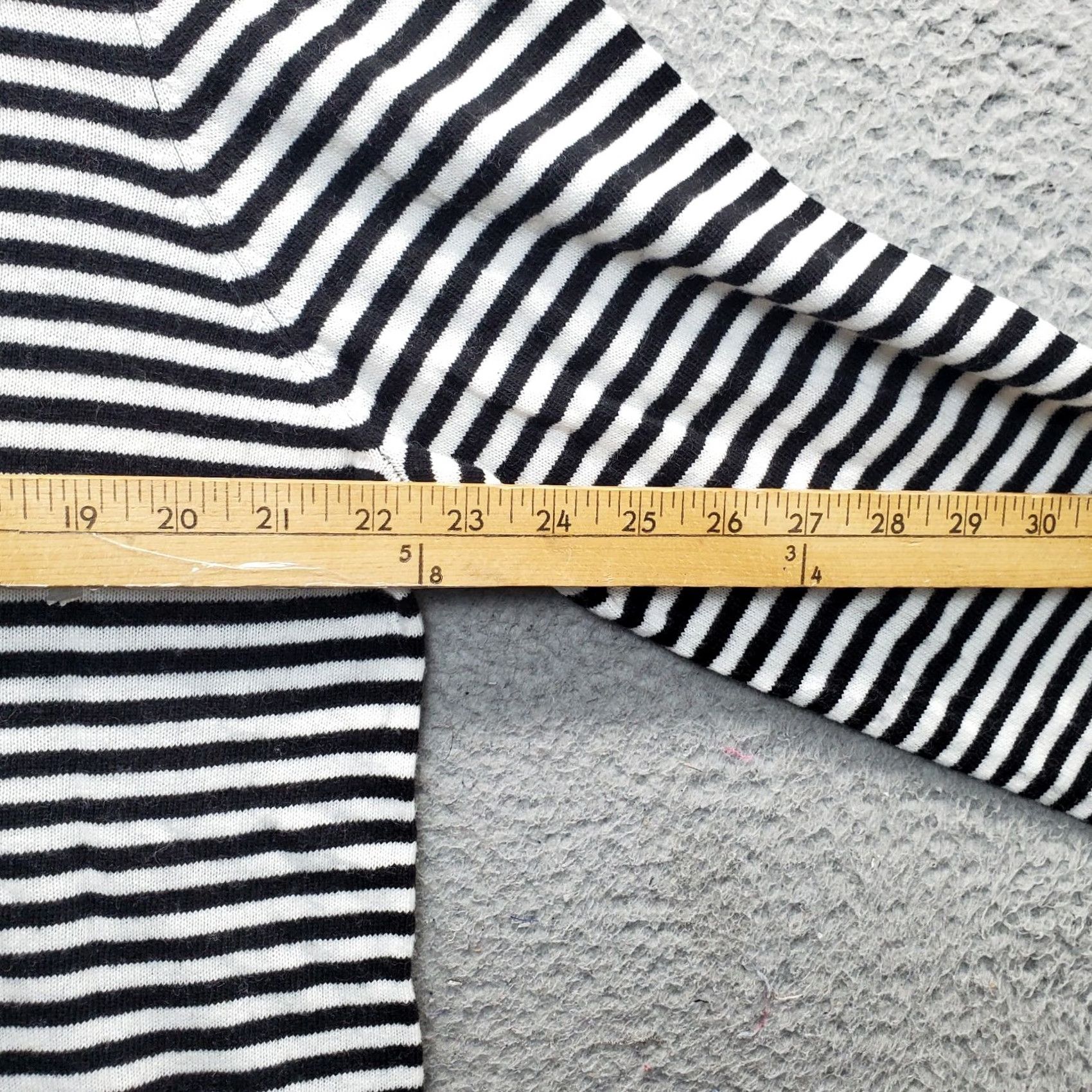Loft Loft Womens Shirt XXL Multicolor Striped Viscose Raglan Crew Neck Pullover Top Size XXL / US 16-18 / IT 52-54 - 4 Thumbnail