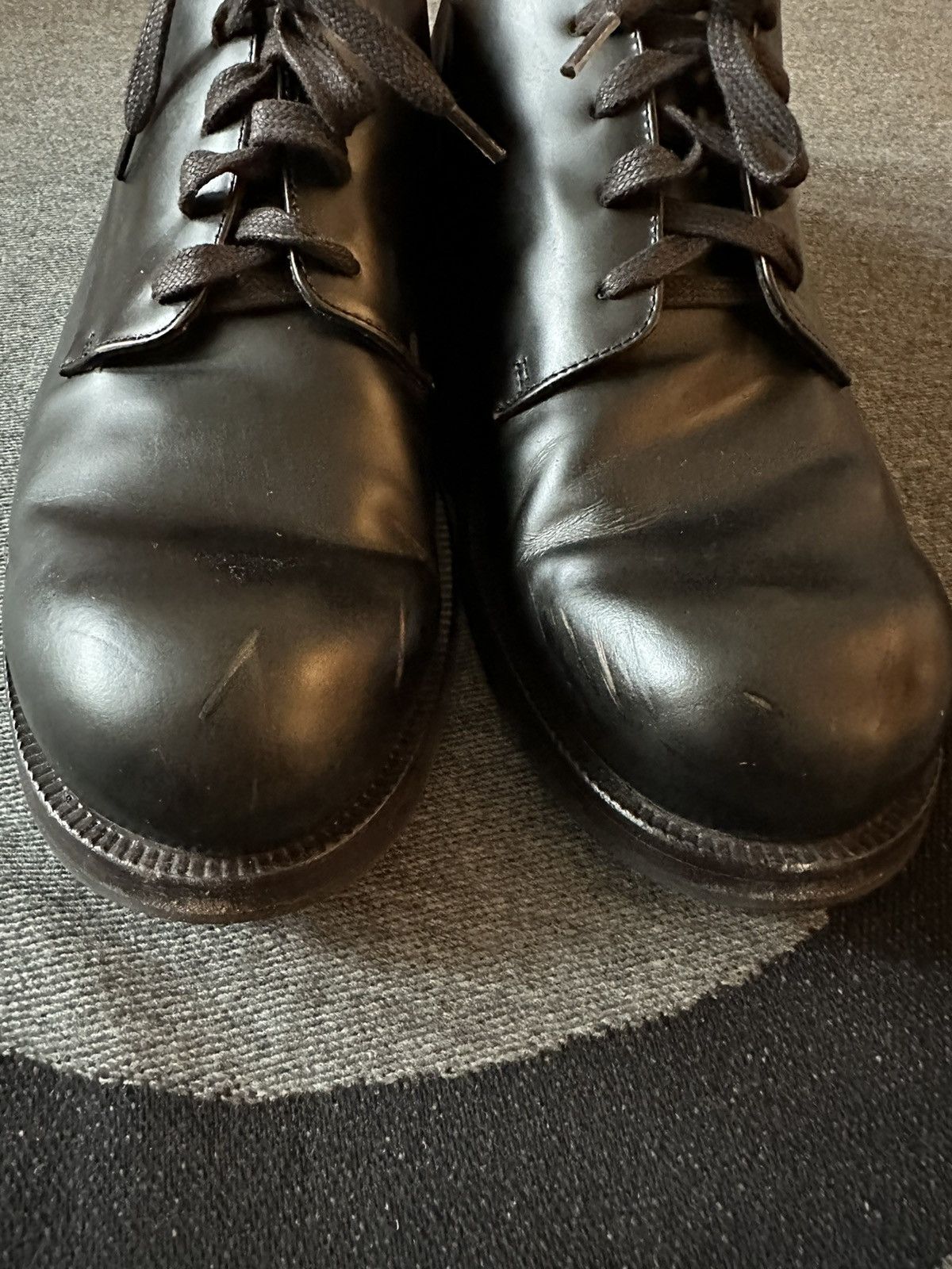Antonio Maurizi Antonio Maurizi Black/camo Leather Derby shoes size 9 Size US 8 / EU 41 - 6 Thumbnail