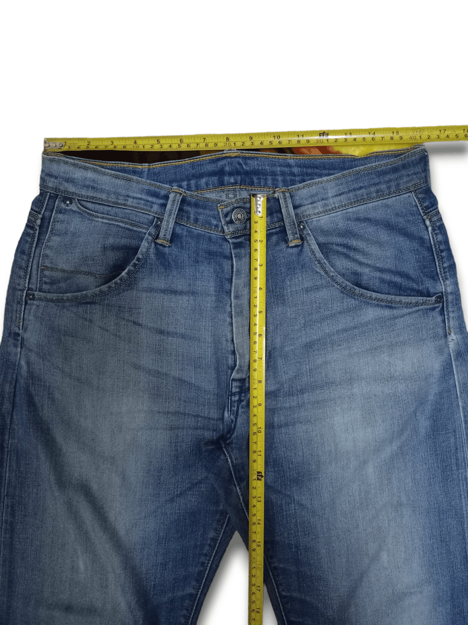 Levi's × Levi's Vintage Clothing Vintage Levis 501 Blue Wash Distressed Baggy Jeans 32x29 Size US 32 / EU 48 - 10 Thumbnail