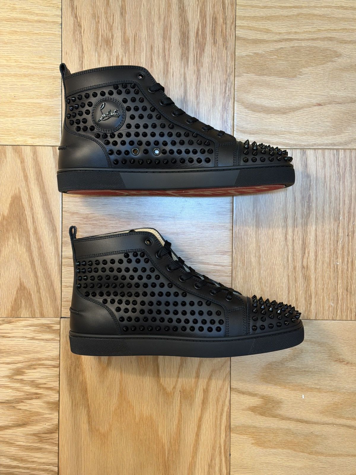 Christian Louboutin Christian Louboutin Hi Top Spike Sneakers Size US 10 / EU 43 - 3 Thumbnail