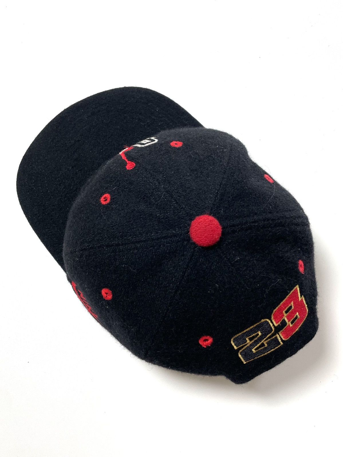 Nike 1990’s Nike Air Jordan 23 Wool Hat Black Size ONE SIZE - 8 Thumbnail