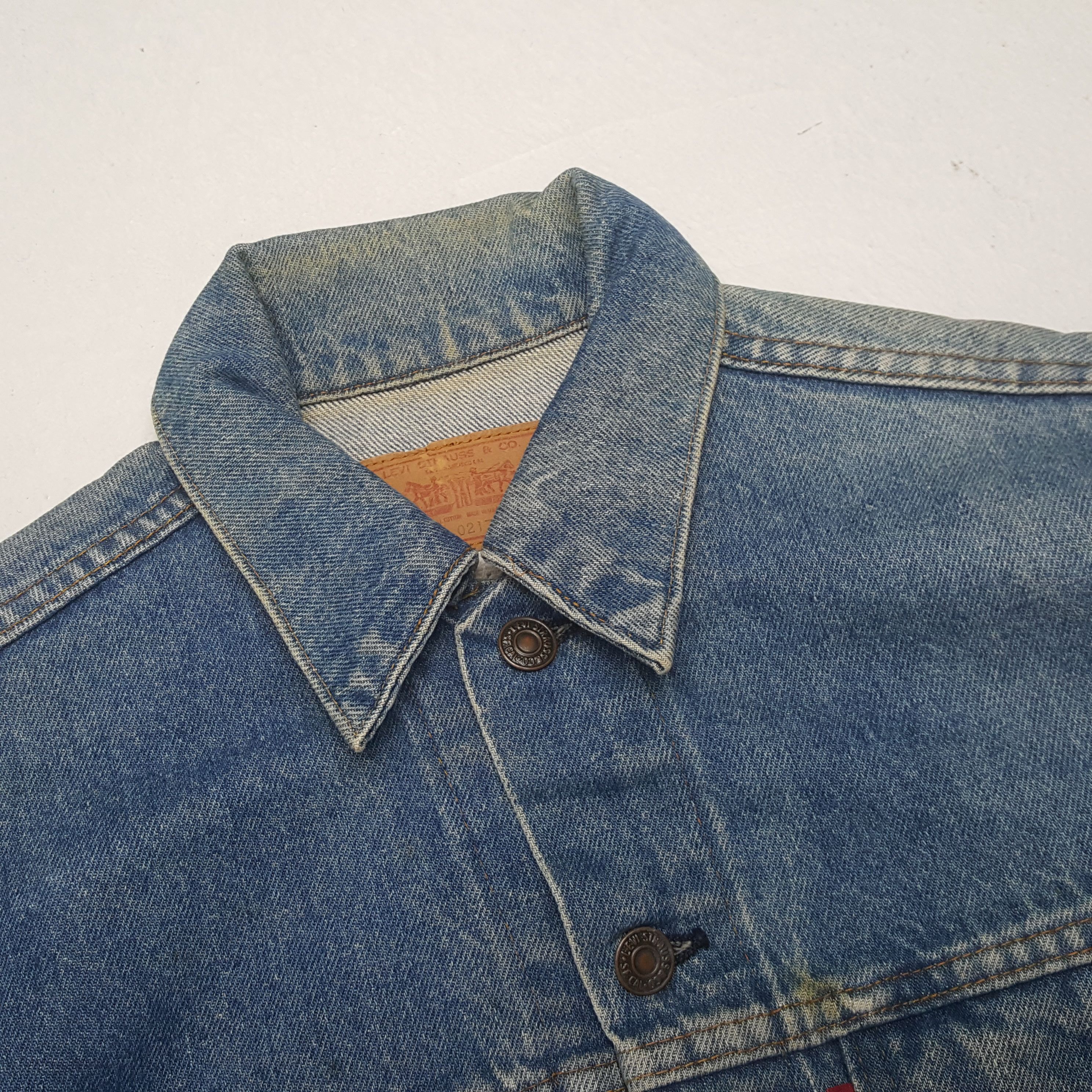Levi's Levis Fashion Style Denim Jacket RR25 Size US S / EU 44-46 / 1 - 4 Thumbnail