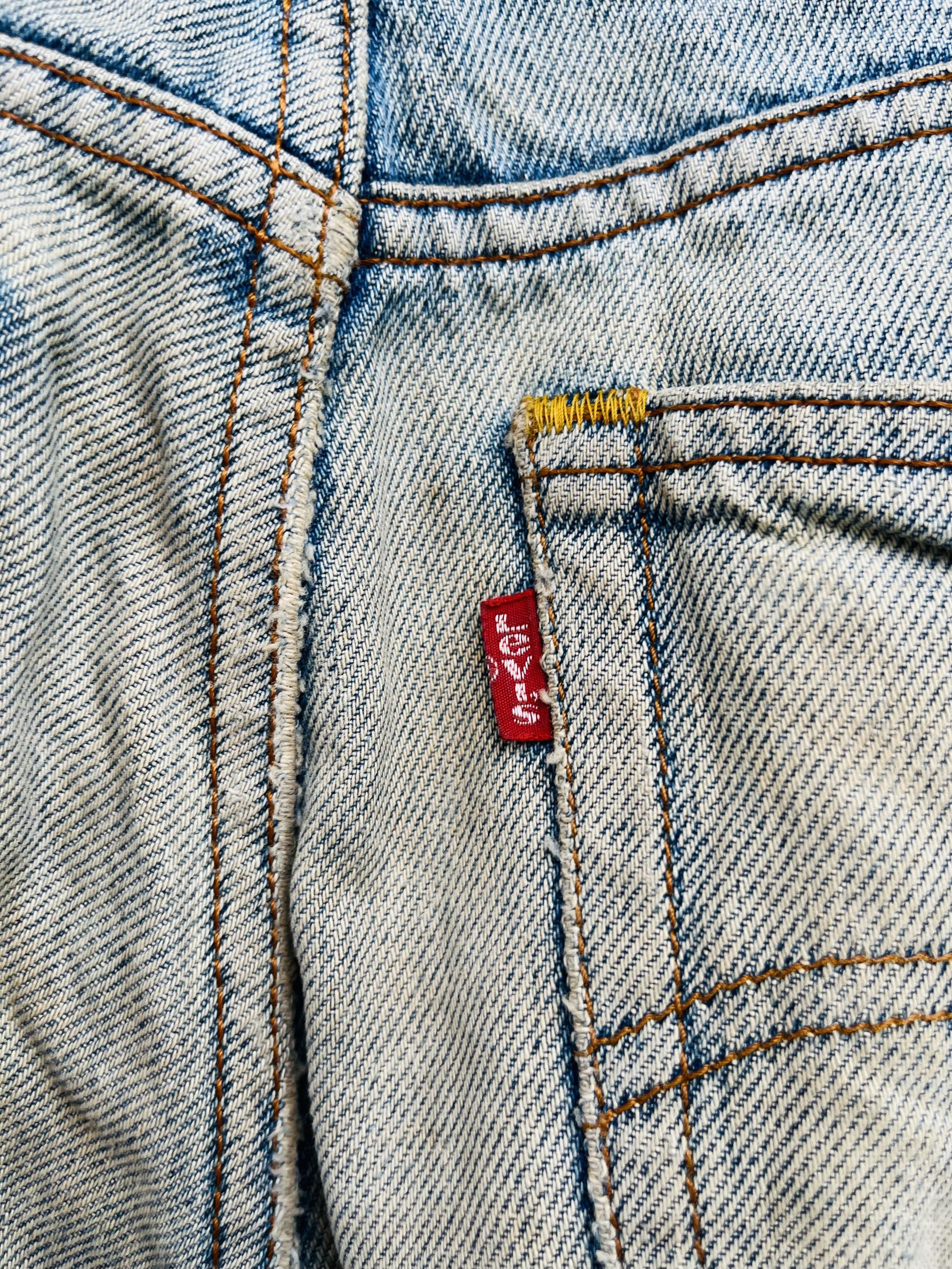 Japanese Brand × Levi's Vintage Clothing Vintage 90s Levis Distressed Nirvana Fashion Style Size US 30 / EU 46 - 11 Thumbnail