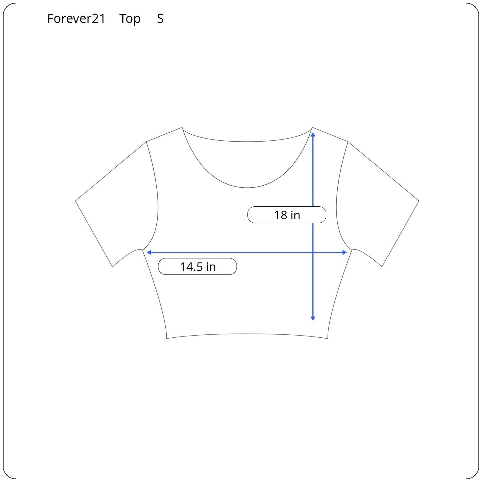Forever 21 Forever 21 Short Sleeve Cropped Top Women's Size Small Size S / US 4 / IT 40 - 5 Thumbnail