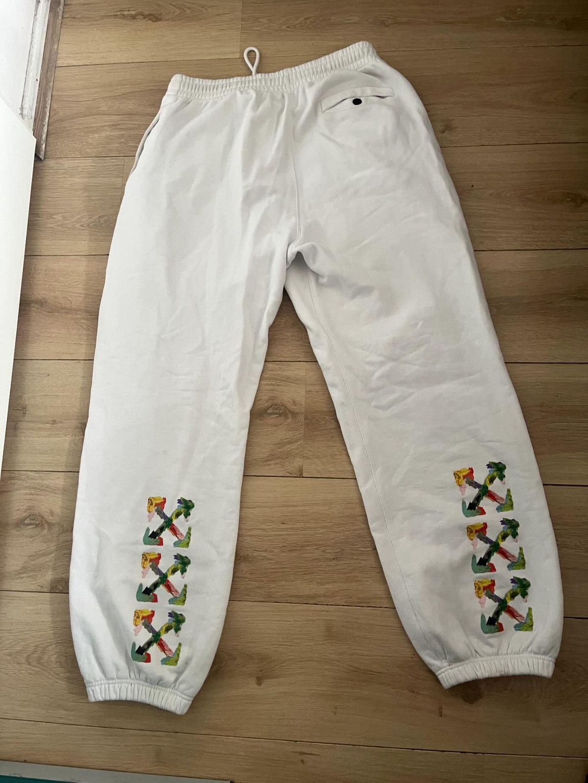 image of Off White Off-White Brush Arrows Sweatpants, Men's (Size 36)