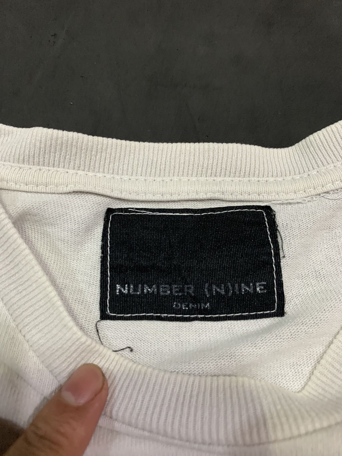 Japanese Brand 💸BINDINGOFFER💸Number (n)ine stripe pocket tees Size US XS / EU 42 / 0 - 2 Thumbnail