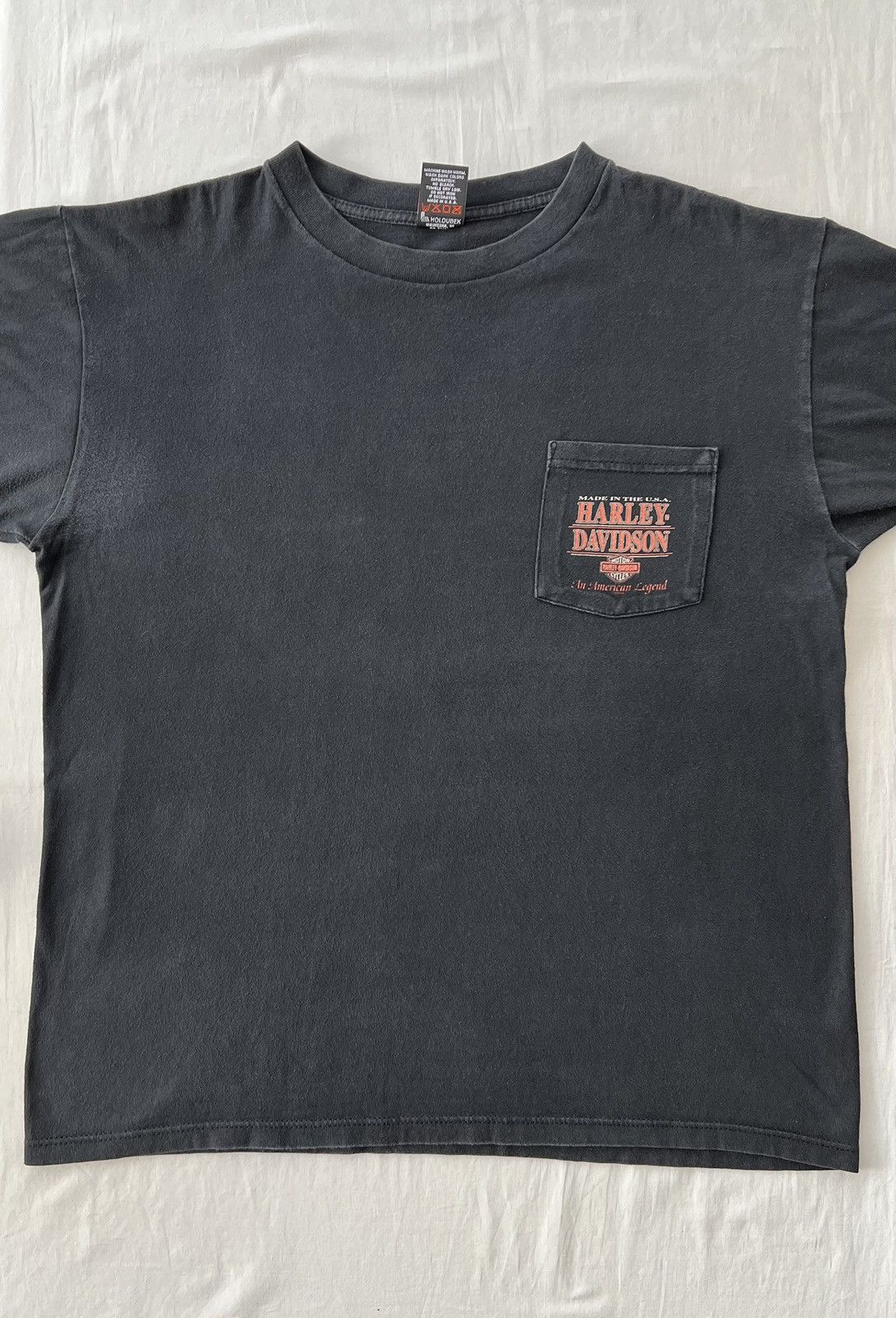 Harley Davidson Vintage 2001 Harley Davidson Las Vegas Pocket Long Sleeve Size US L / EU 52-54 / 3 - 5 Thumbnail