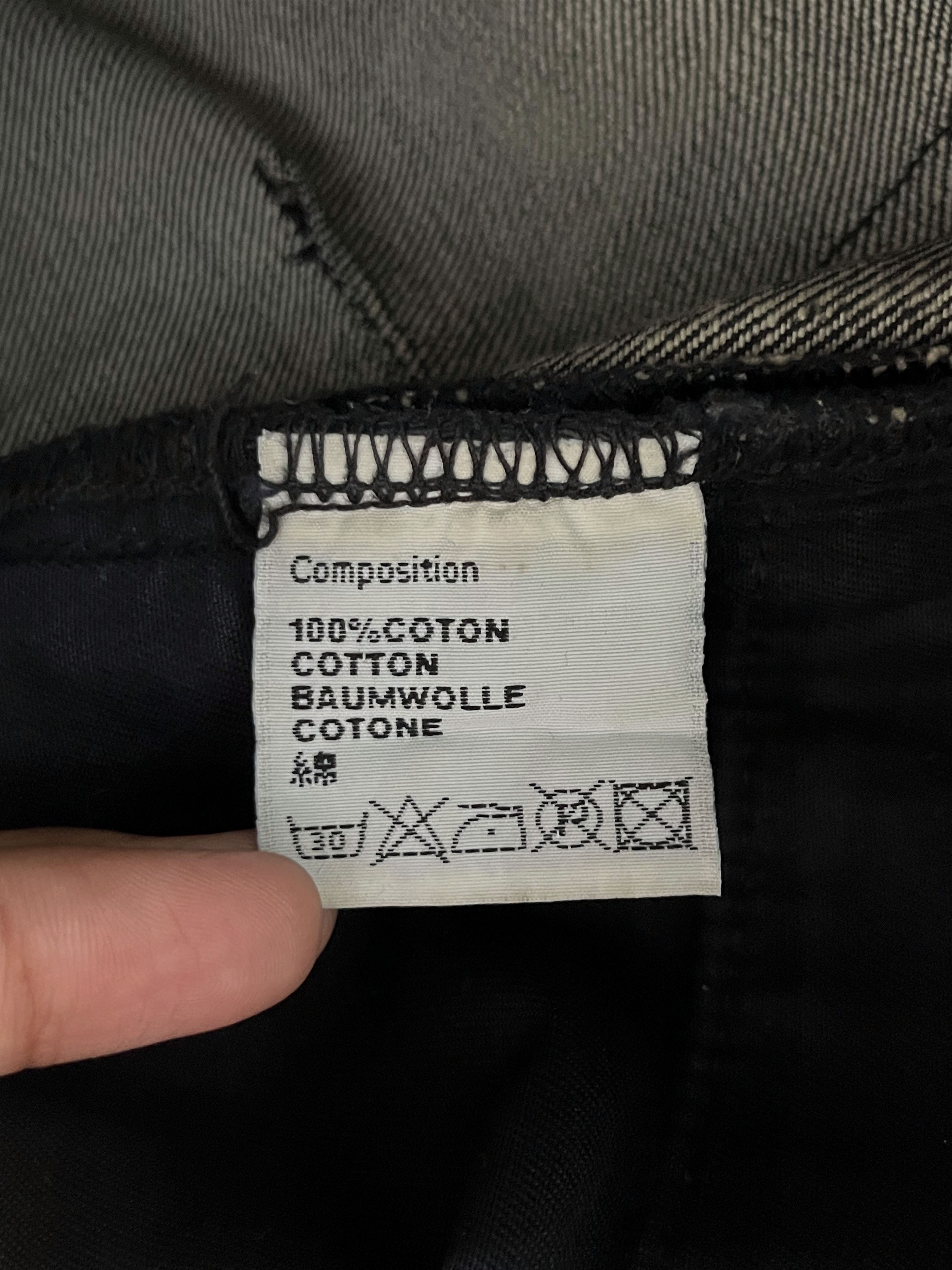 Dior Dior Homme AW07 Black Luster Waxed Denim Size US 26 / EU 42 - 7 Thumbnail