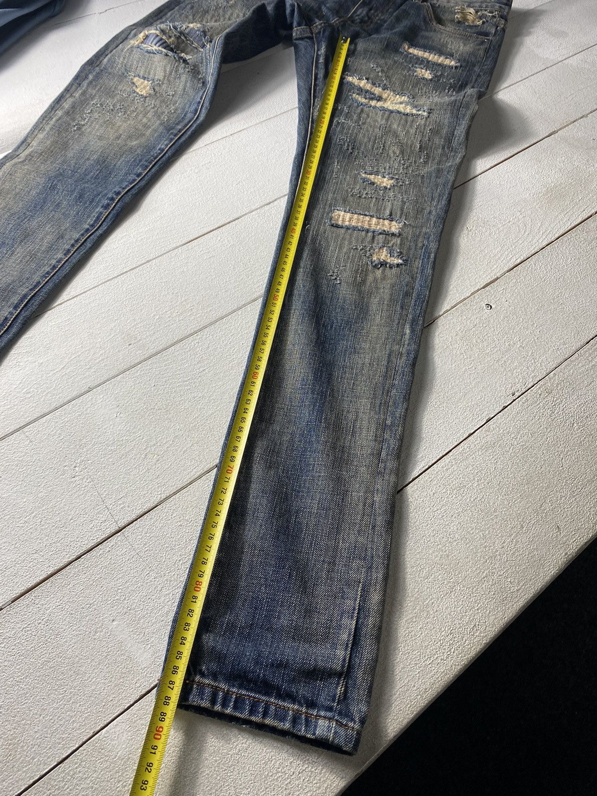 Other 💢RARE DISTRESSED RIPPED AVANT GARDE OPIUM GOTHIC JEANS 30 Size US 30 / EU 46 - 12 Thumbnail