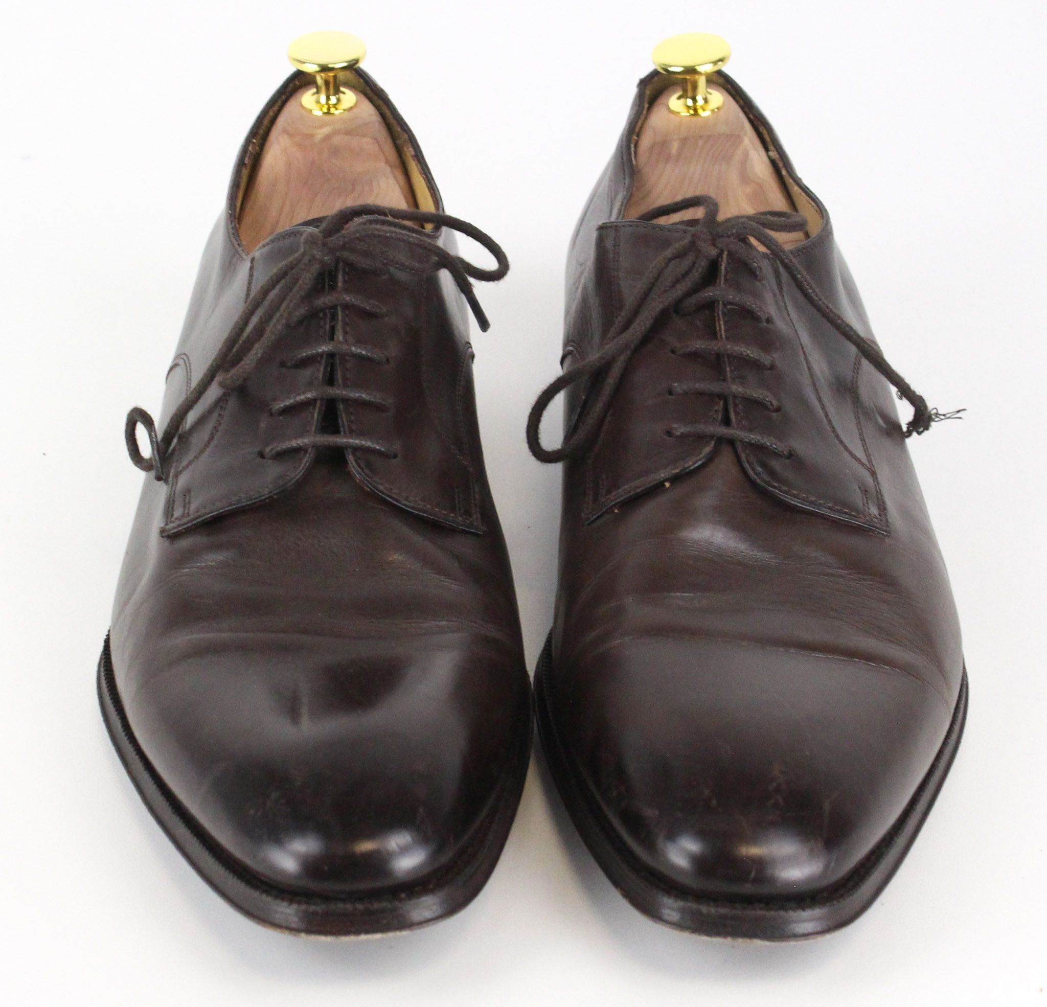 Suitsupply EU44 Dark Brown Leather Low-Top 72421 Size US 11 / EU 44 - 2 Thumbnail