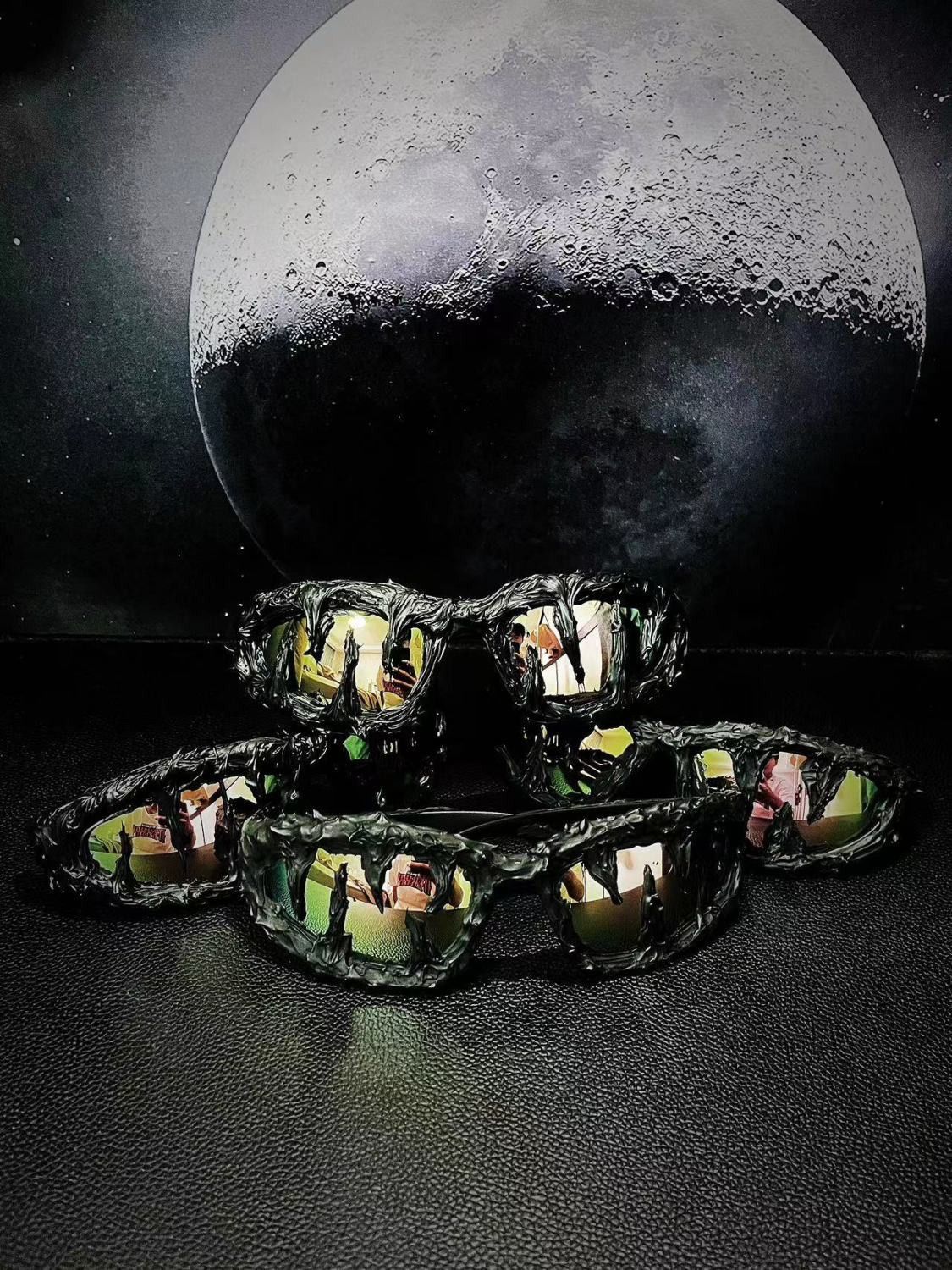 Electric Visual Crazy Street ins style custom avant-garde sunglasses Size ONE SIZE - 1 Thumbnail