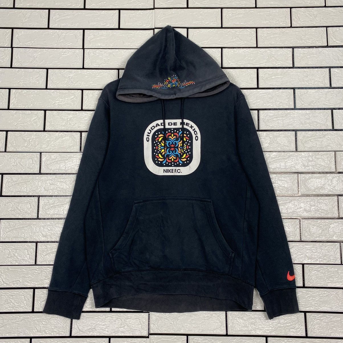 Nike 📌Hoodie Pull Over Nike Ciudad De Mexico Nike FC Big Logo Size US L / EU 52-54 / 3 - 2 Thumbnail