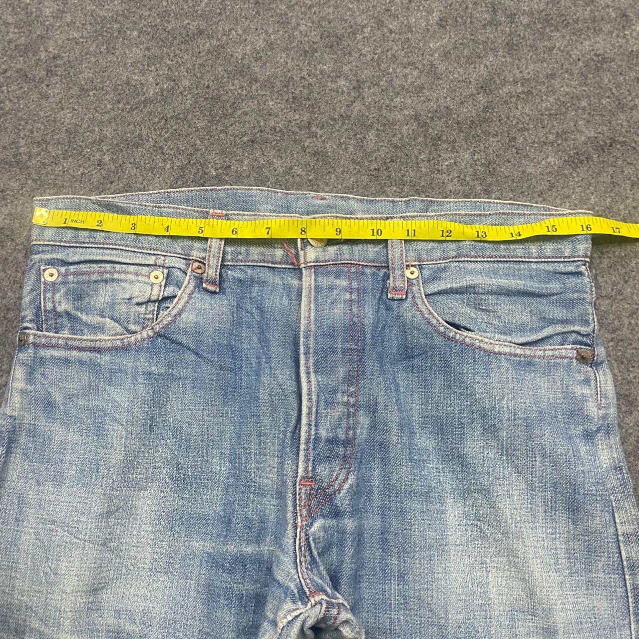 Levi's 💥Best Offer💥Vintage Levis Distressed Denim Size US 32 / EU 48 - 4 Thumbnail