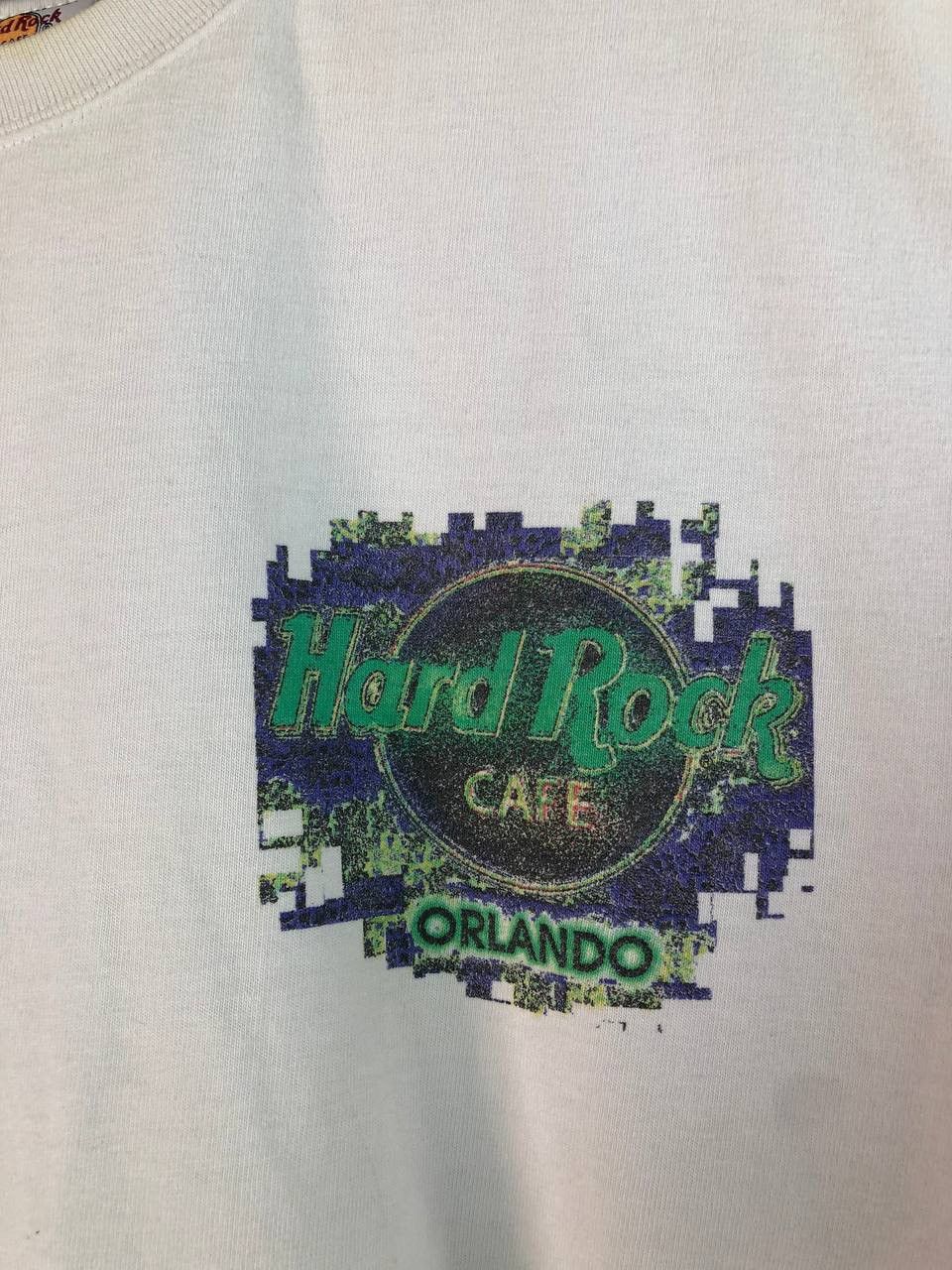 Hard Rock Cafe Vintage 90s Hard Rock Cafe Orlando Printed Logo USA Size US L / EU 52-54 / 3 - 3 Thumbnail