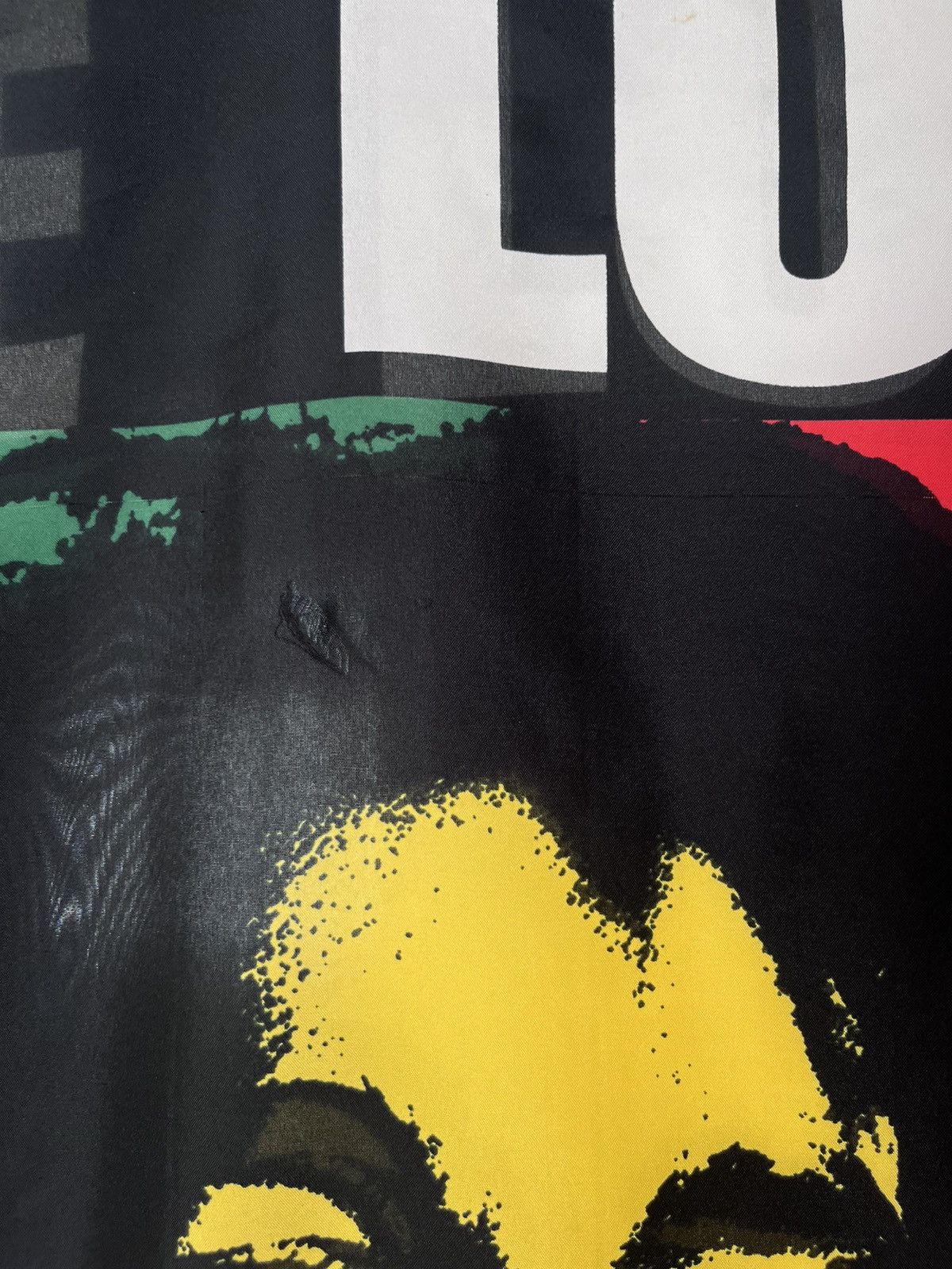 Bob Marley Bob Marley One Love Vintage Scarf Postage 00s big logo Reggi Size ONE SIZE - 6 Thumbnail