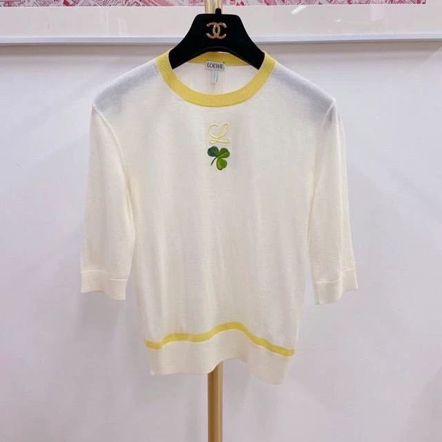 Loewe loewe White short sleeves 2506-Nextarrow Size US XXS / EU 40 - 1 Thumbnail