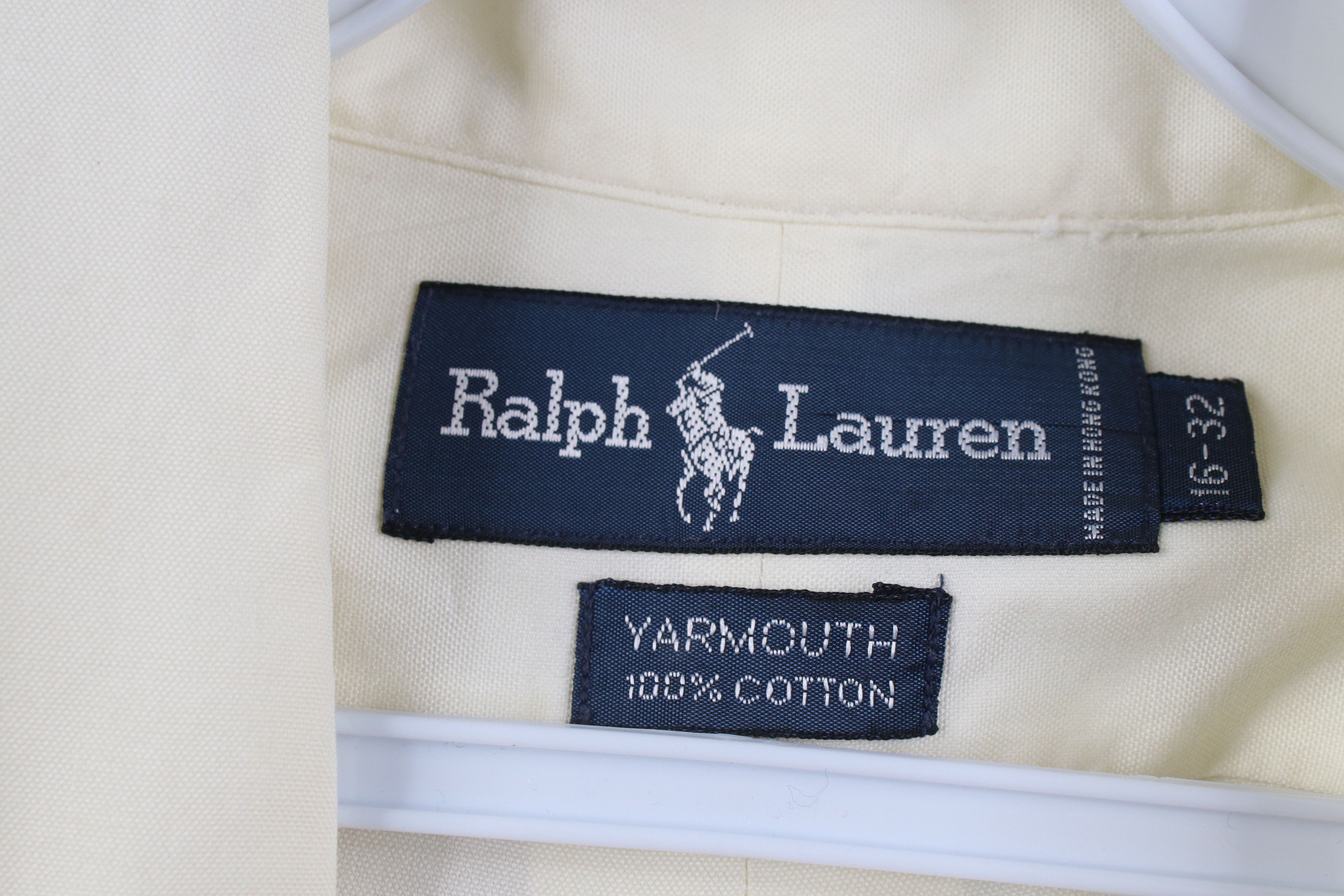 Polo Ralph Lauren Vintage 90s Ralph Lauren Yarmouth Collared Button Down Shirt Size US M / EU 48-50 / 2 - 8 Thumbnail