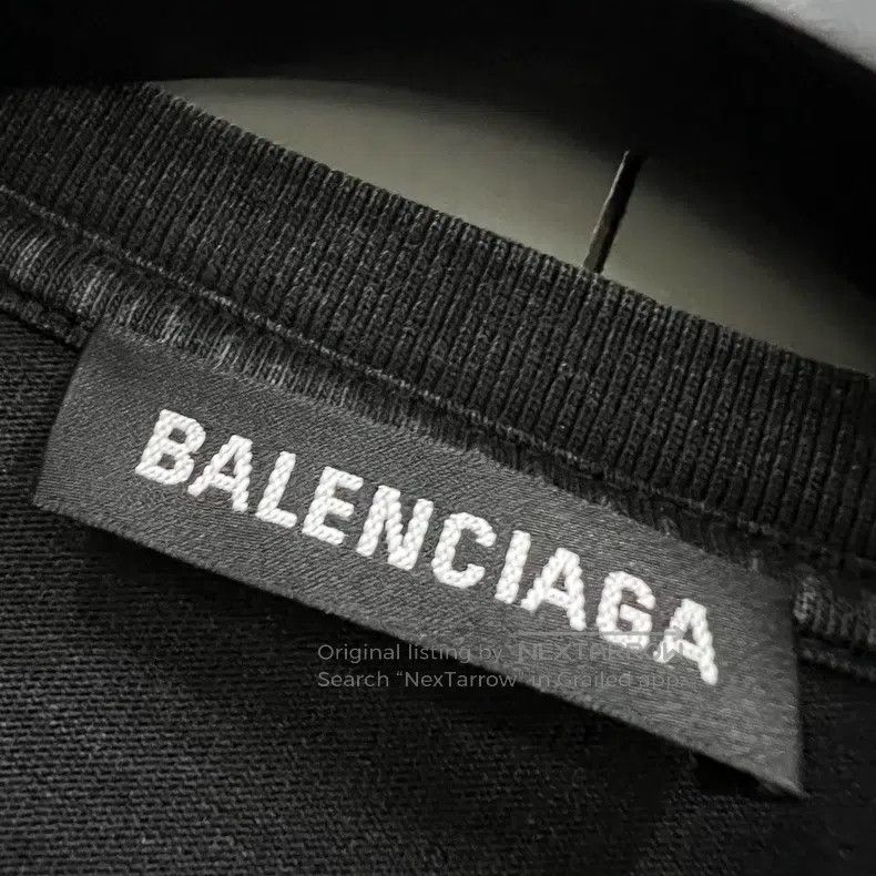 Balenciaga Balenciaga Black Label Logo Short Sleeve Size US S / EU 44-46 / 1 - 5 Thumbnail