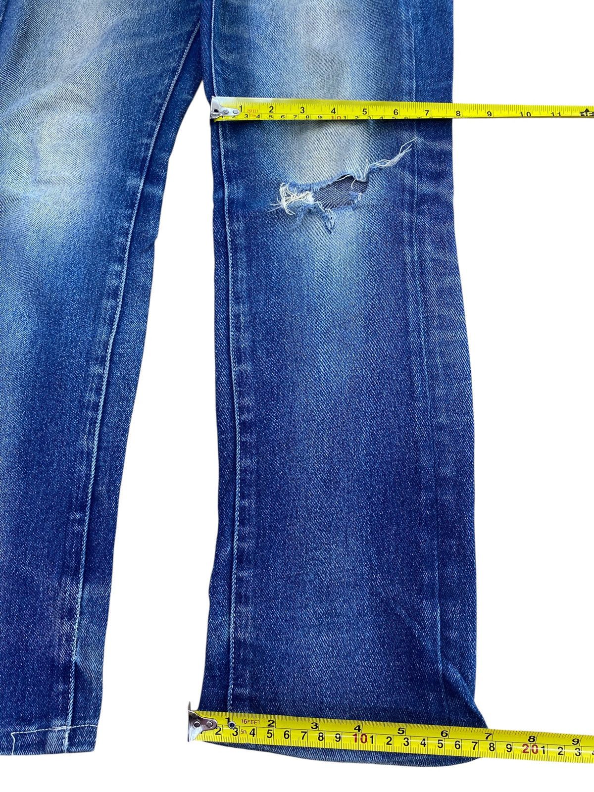 Cook Jeans Cook Jeans Faded Wash Style Ripped Jeans Size US 30 / EU 46 - 8 Thumbnail