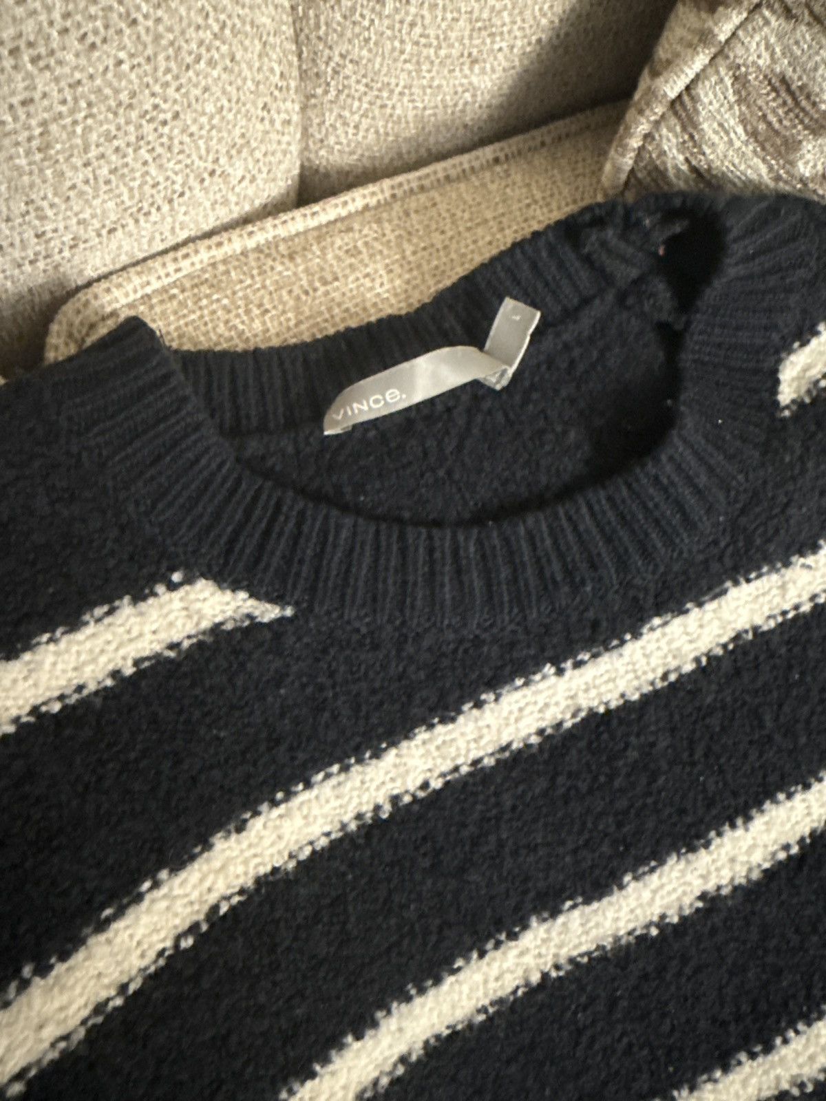 Vince Vince stripe Wool sweater size L Size US L / EU 52-54 / 3 - 2 Thumbnail