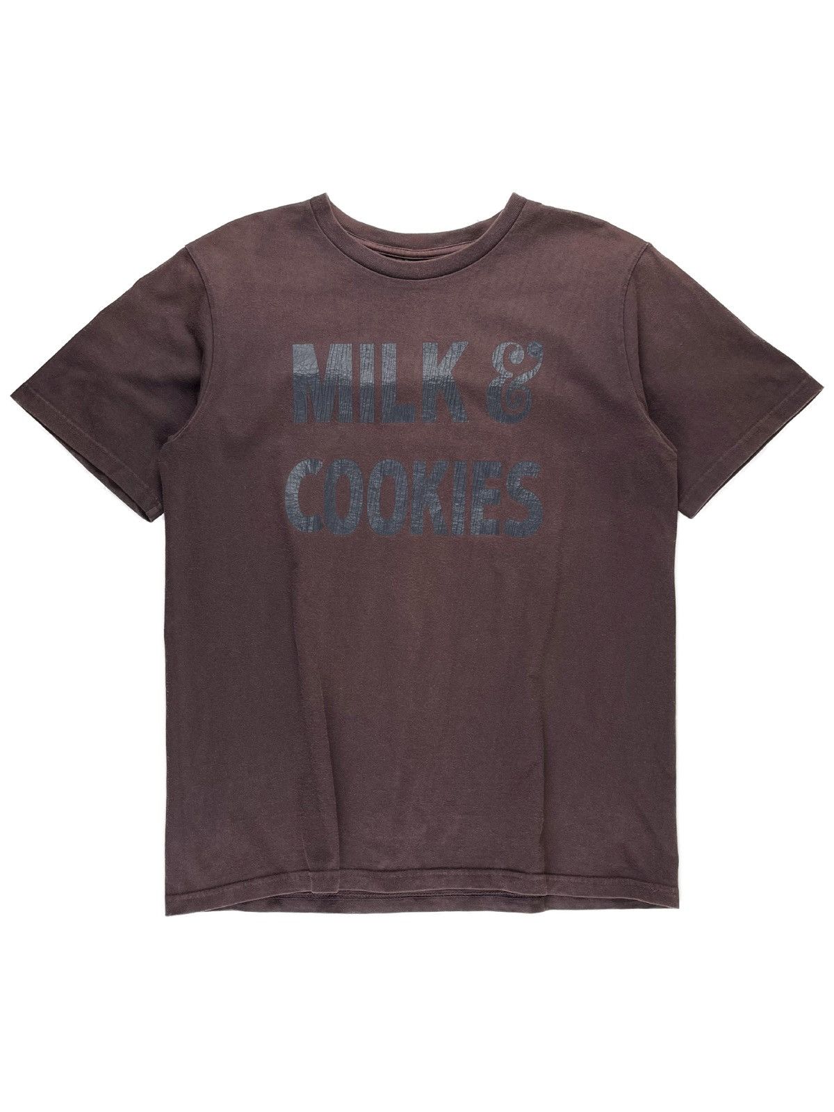 image of Number N Ine Number (N)Ine Milk & Cookies Print Tshirt Brown, Men's (Size Medium)